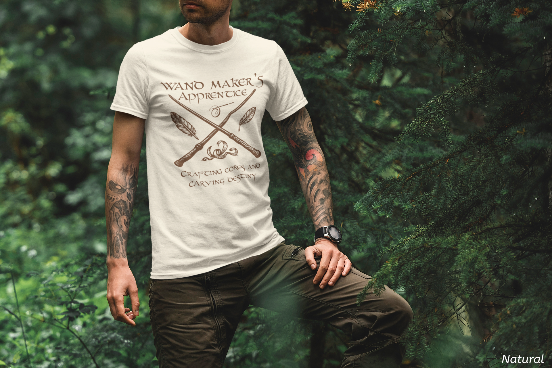 Wand Maker Apprentice Tee- Wizard Artisan Shirt, Magical Career Tee
