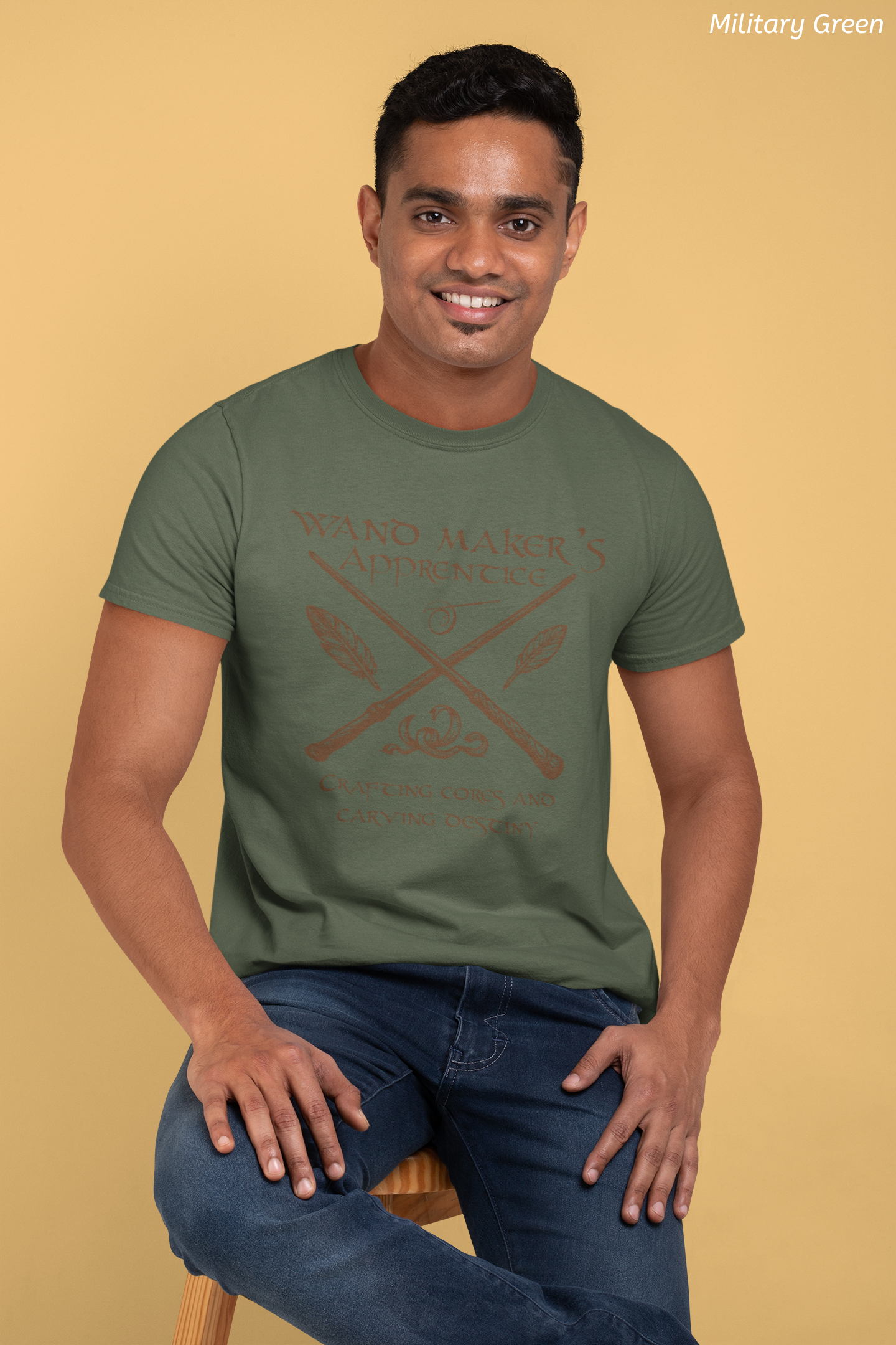Wand Maker Apprentice Tee- Wizard Artisan Shirt, Magical Career Tee