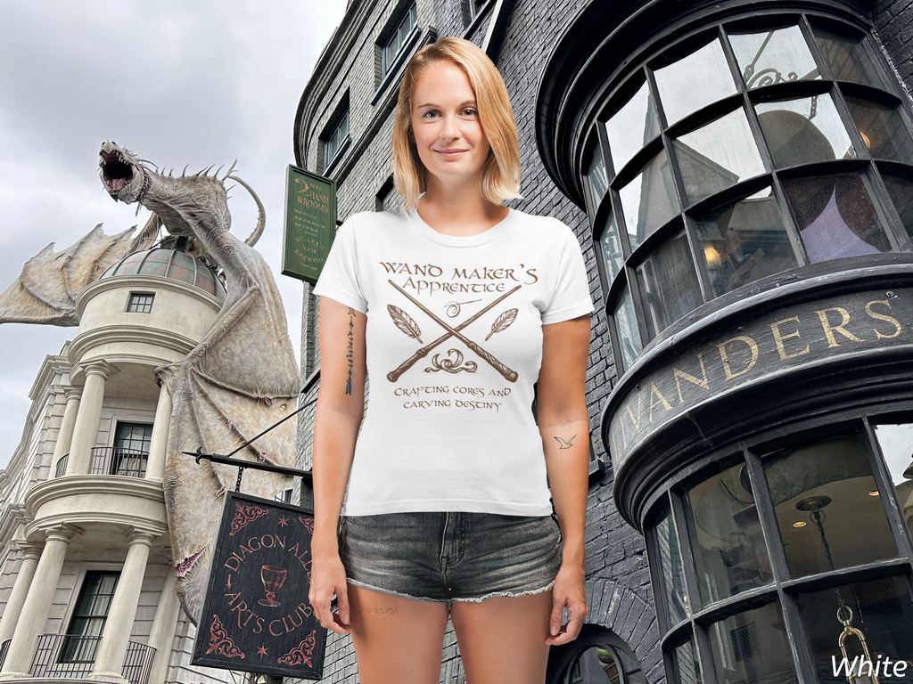 Wand Maker Apprentice Tee- Wizard Artisan Shirt, Magical Career Tee