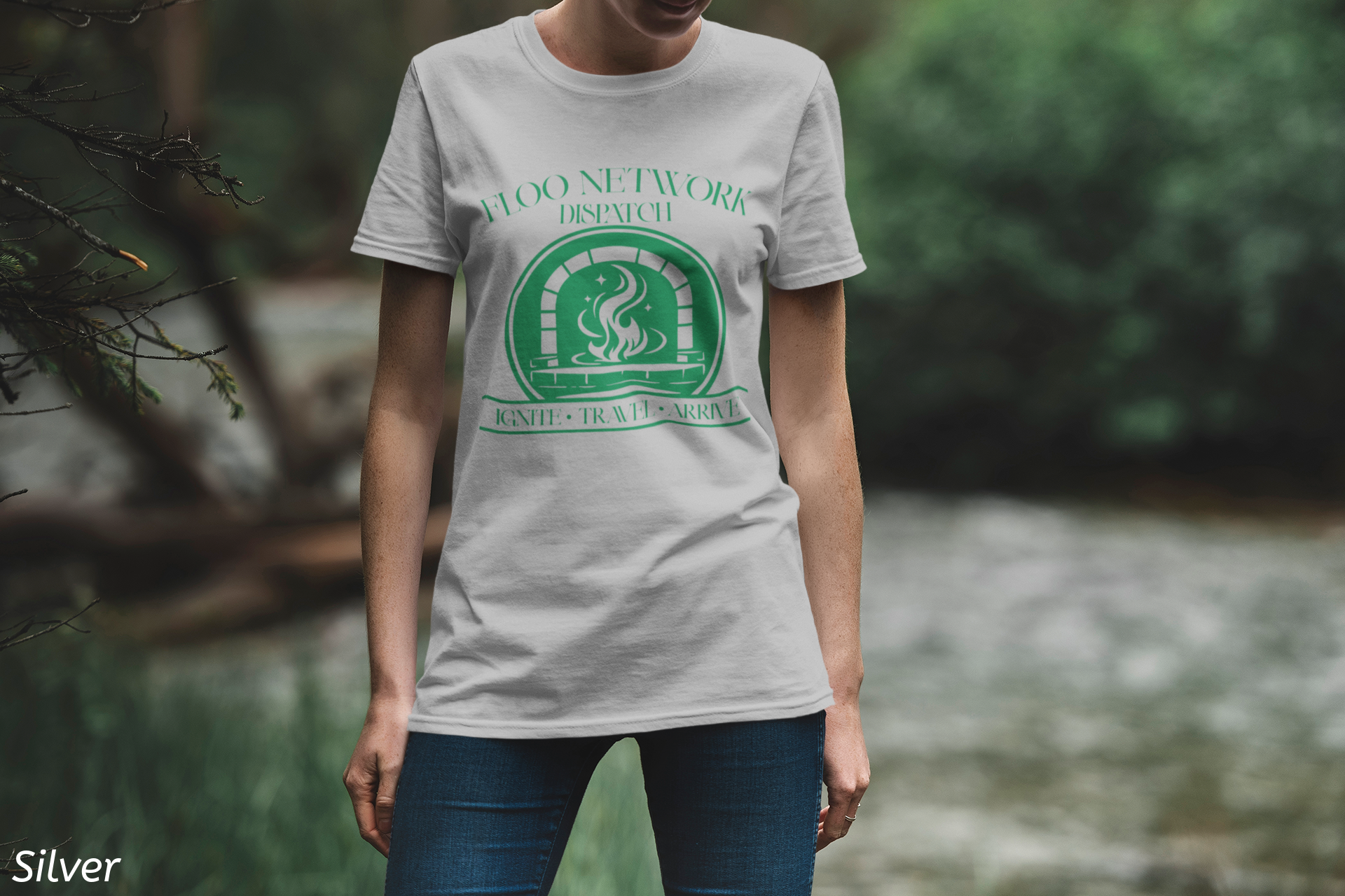 Floo Network Dispatch Shirt- Wizard Fireplace Travel Tee