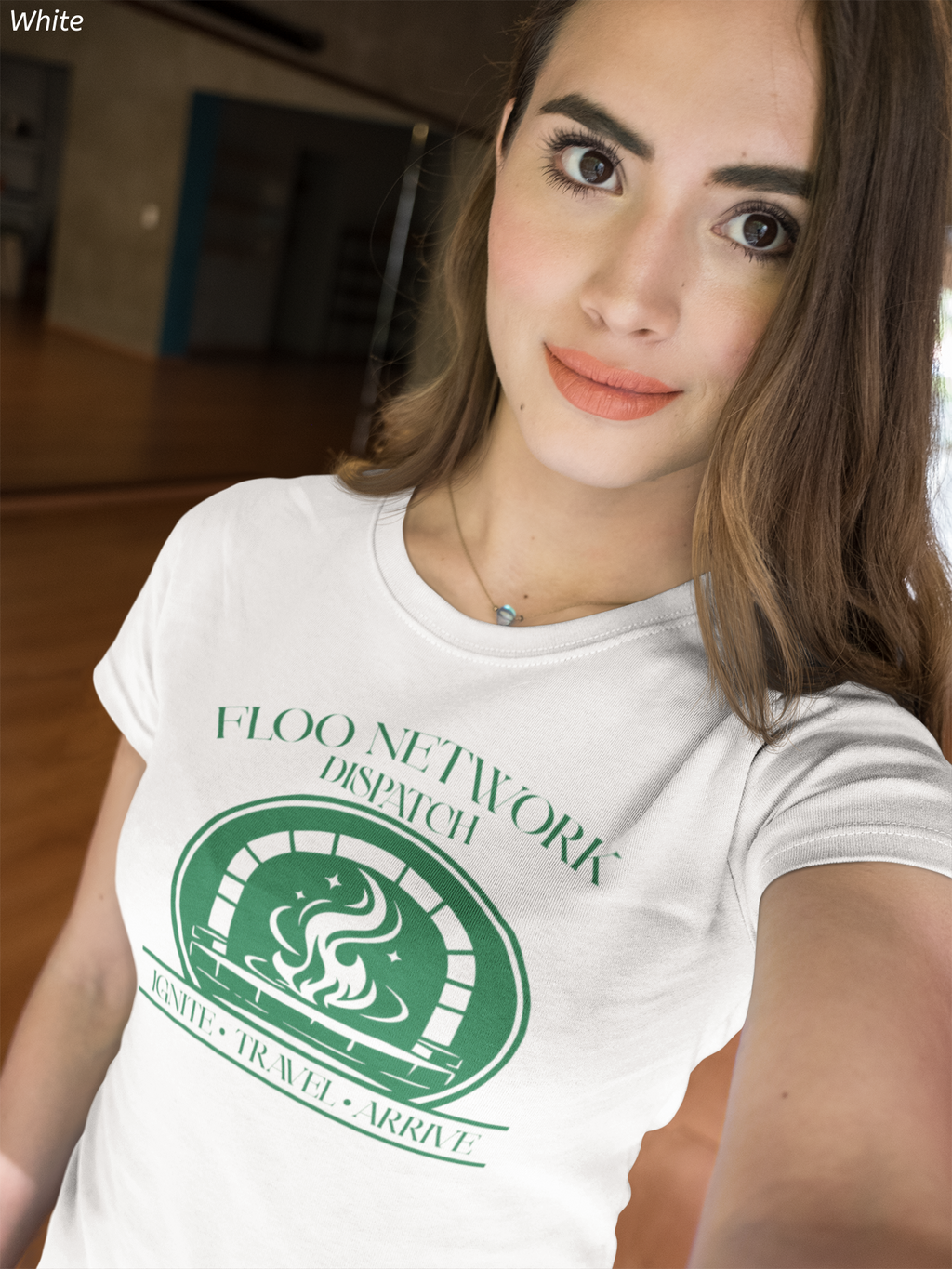 Floo Network Dispatch Shirt- Wizard Fireplace Travel Tee