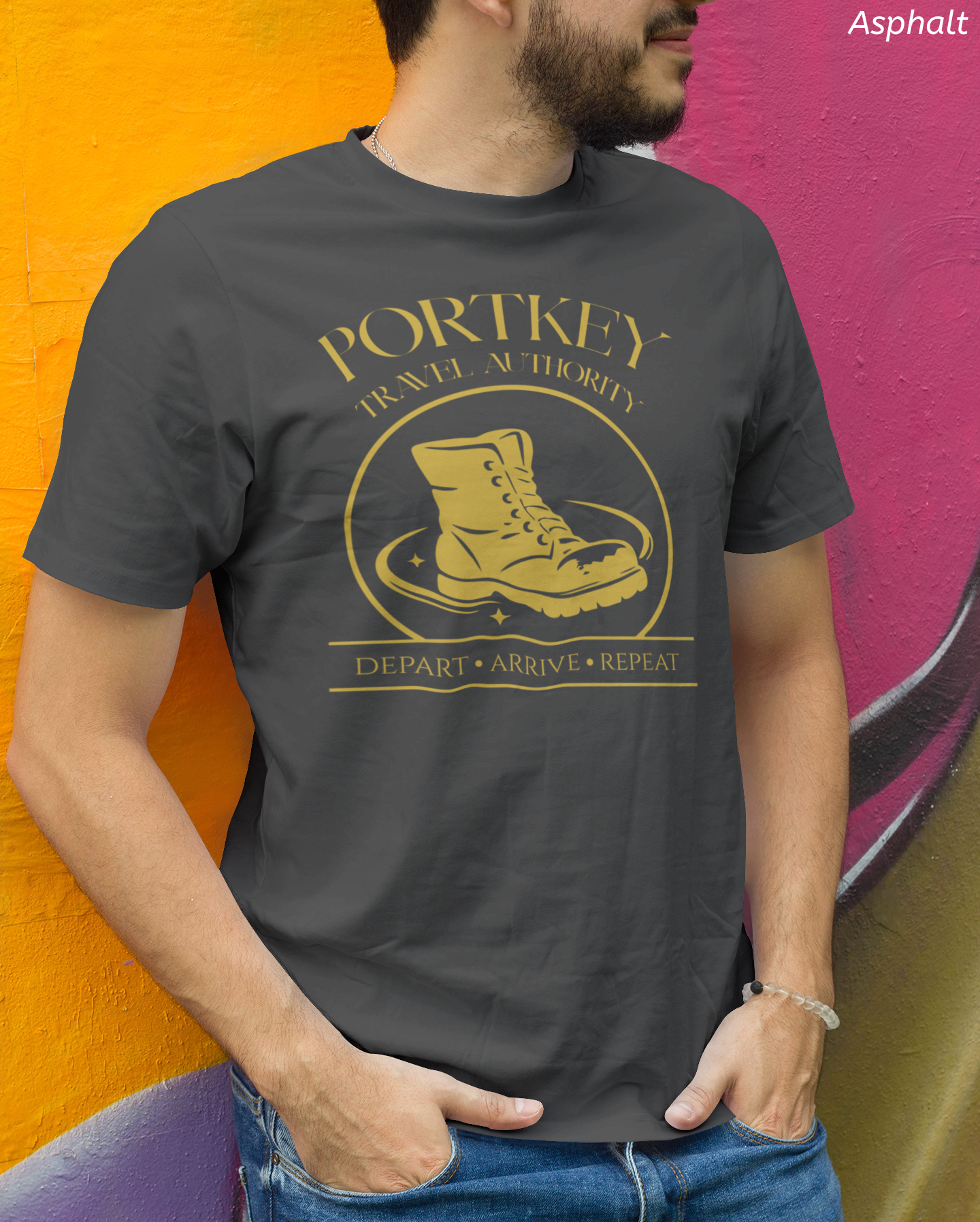 Portkey Travel Authority Shirt- Magical Transit Tee for Wizard Fans