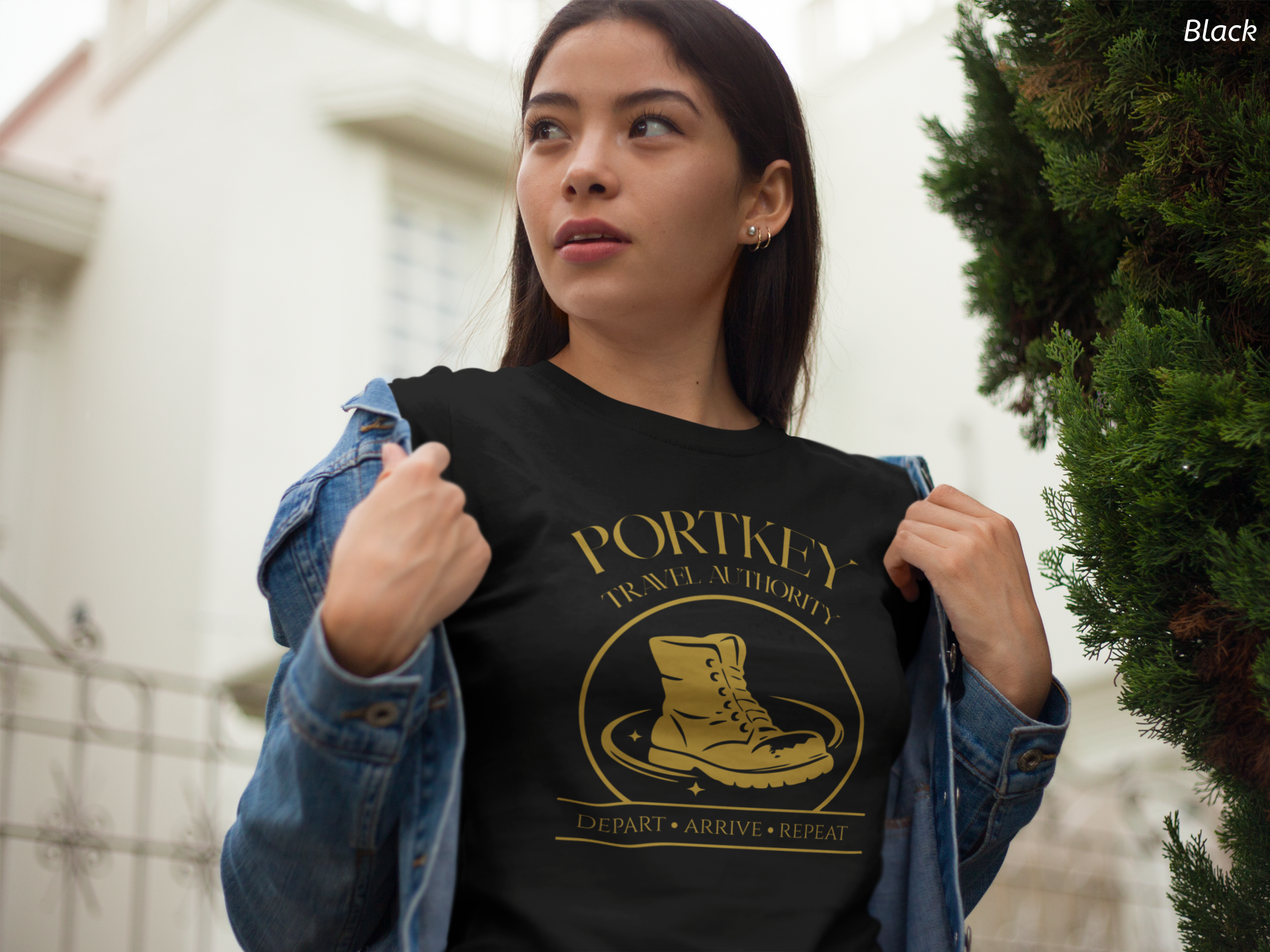 Portkey Travel Authority Shirt- Magical Transit Tee for Wizard Fans