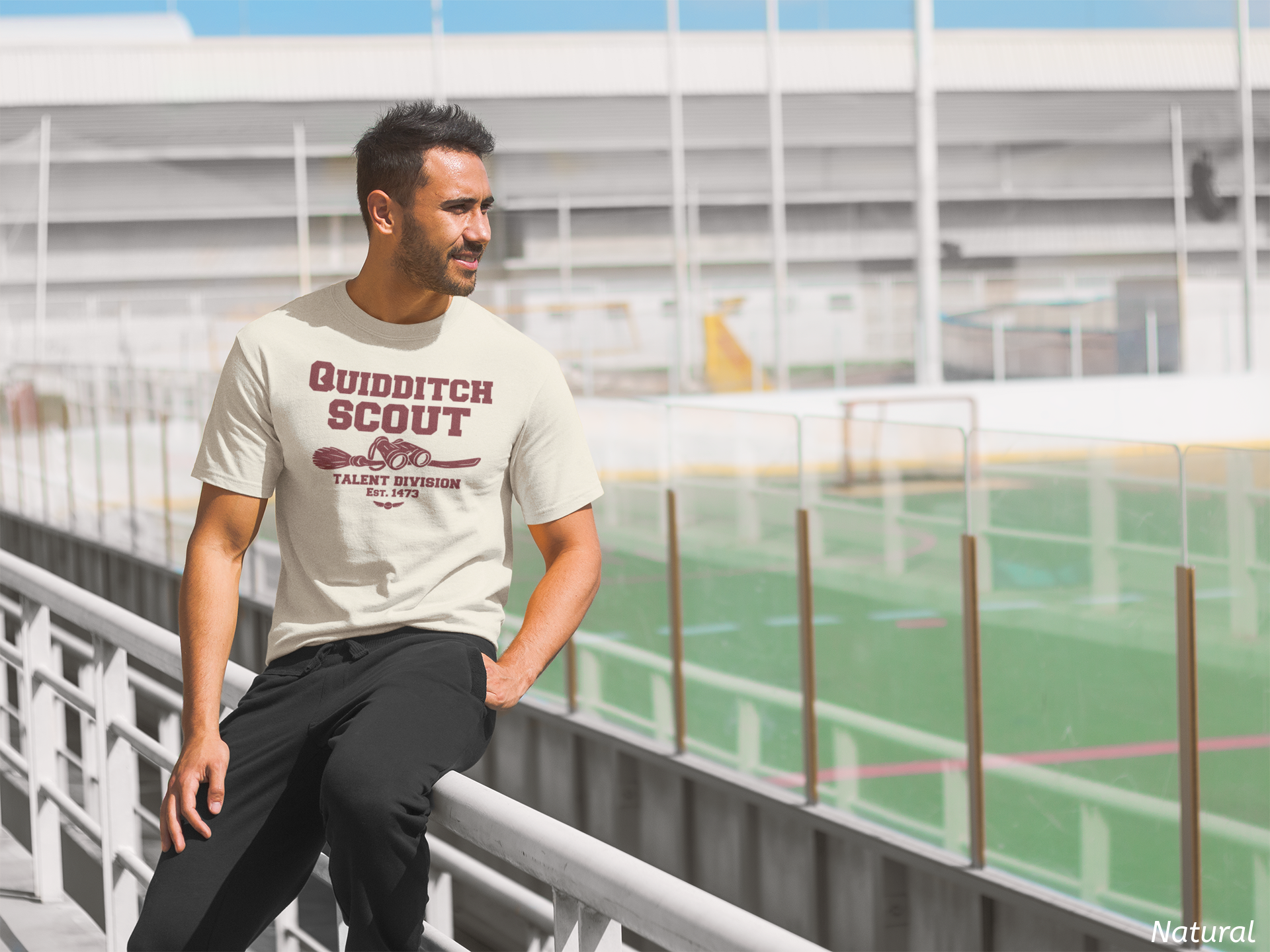 Wizard League Scout Shirt- Magical Broom Sport Talent Scout Tee