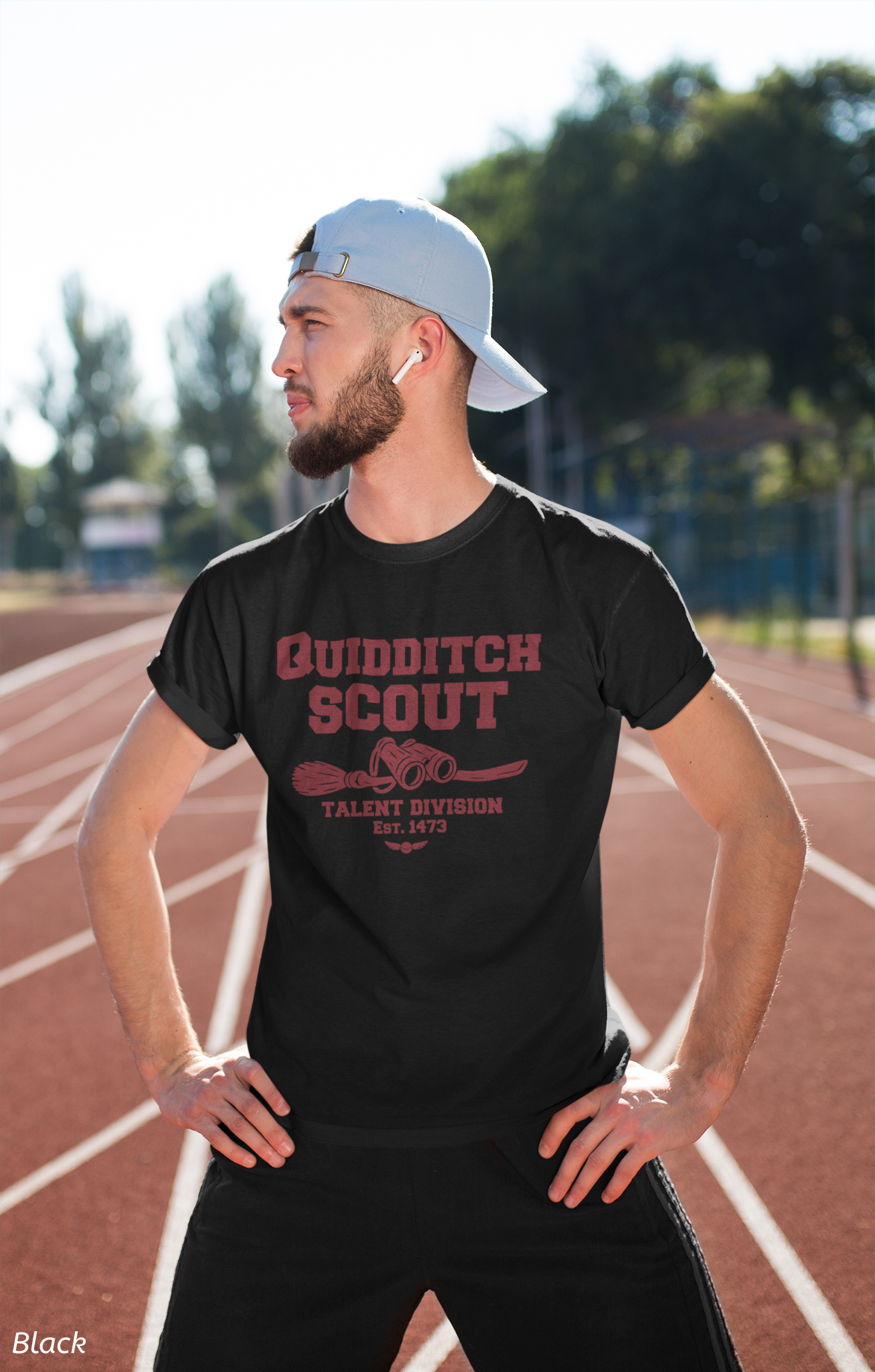 Wizard League Scout Shirt- Magical Broom Sport Talent Scout Tee