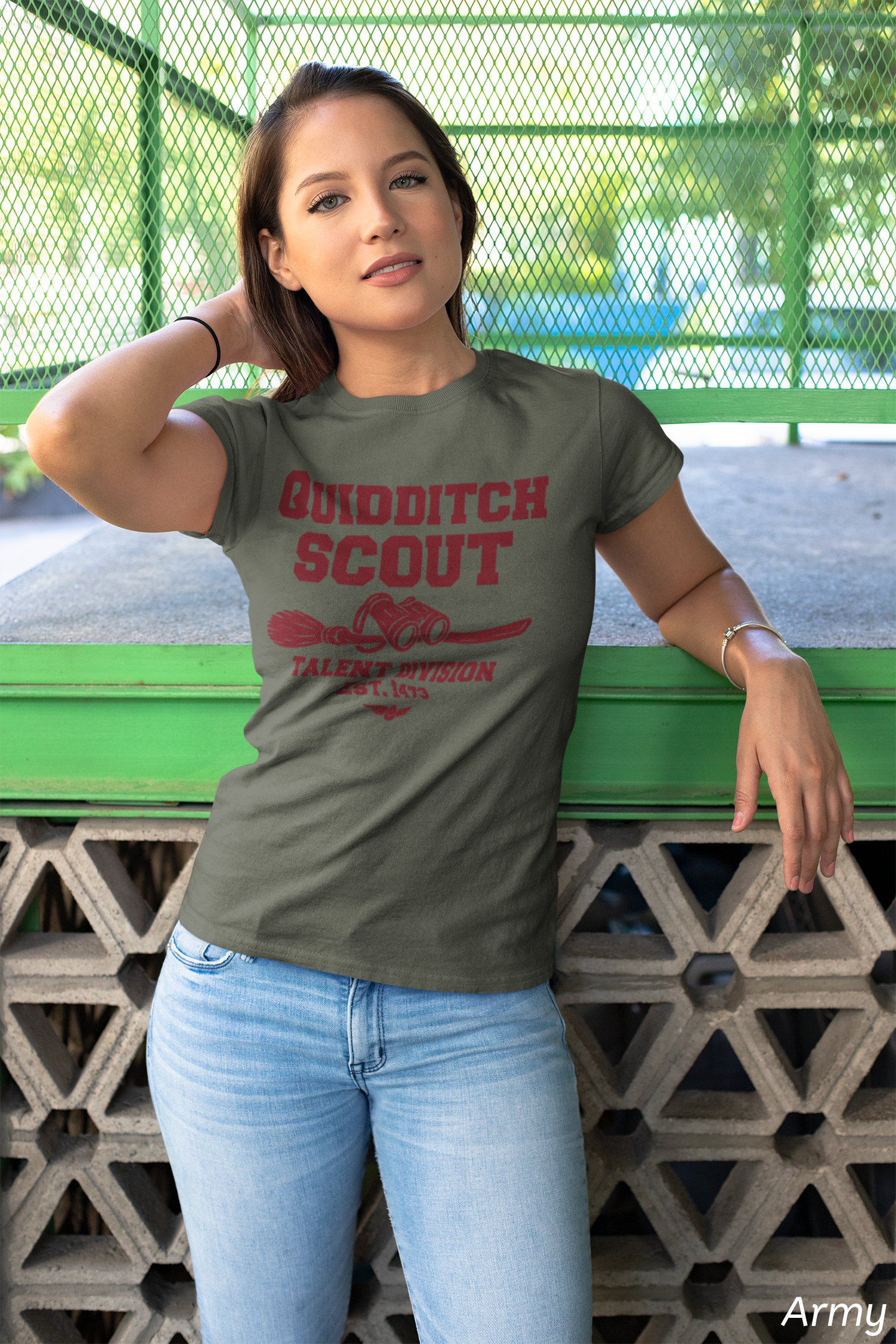 Wizard League Scout Shirt- Magical Broom Sport Talent Scout Tee