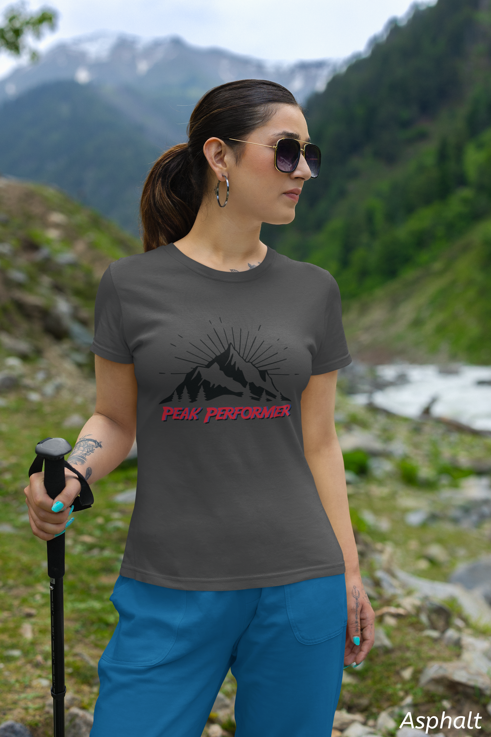 Peak Performer Hiking Tee- Mountain Adventure Shirt, Outdoor Lover Gift