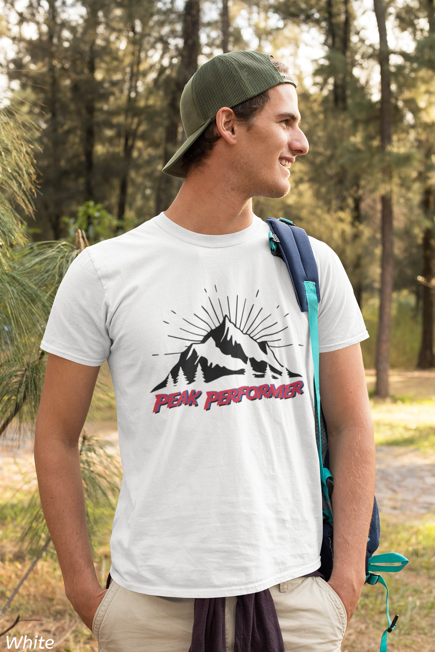 Peak Performer Hiking Tee- Mountain Adventure Shirt, Outdoor Lover Gift