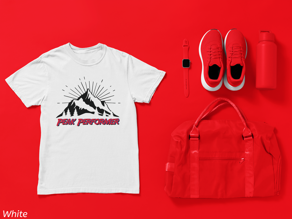 Peak Performer Hiking Tee- Mountain Adventure Shirt, Outdoor Lover Gift