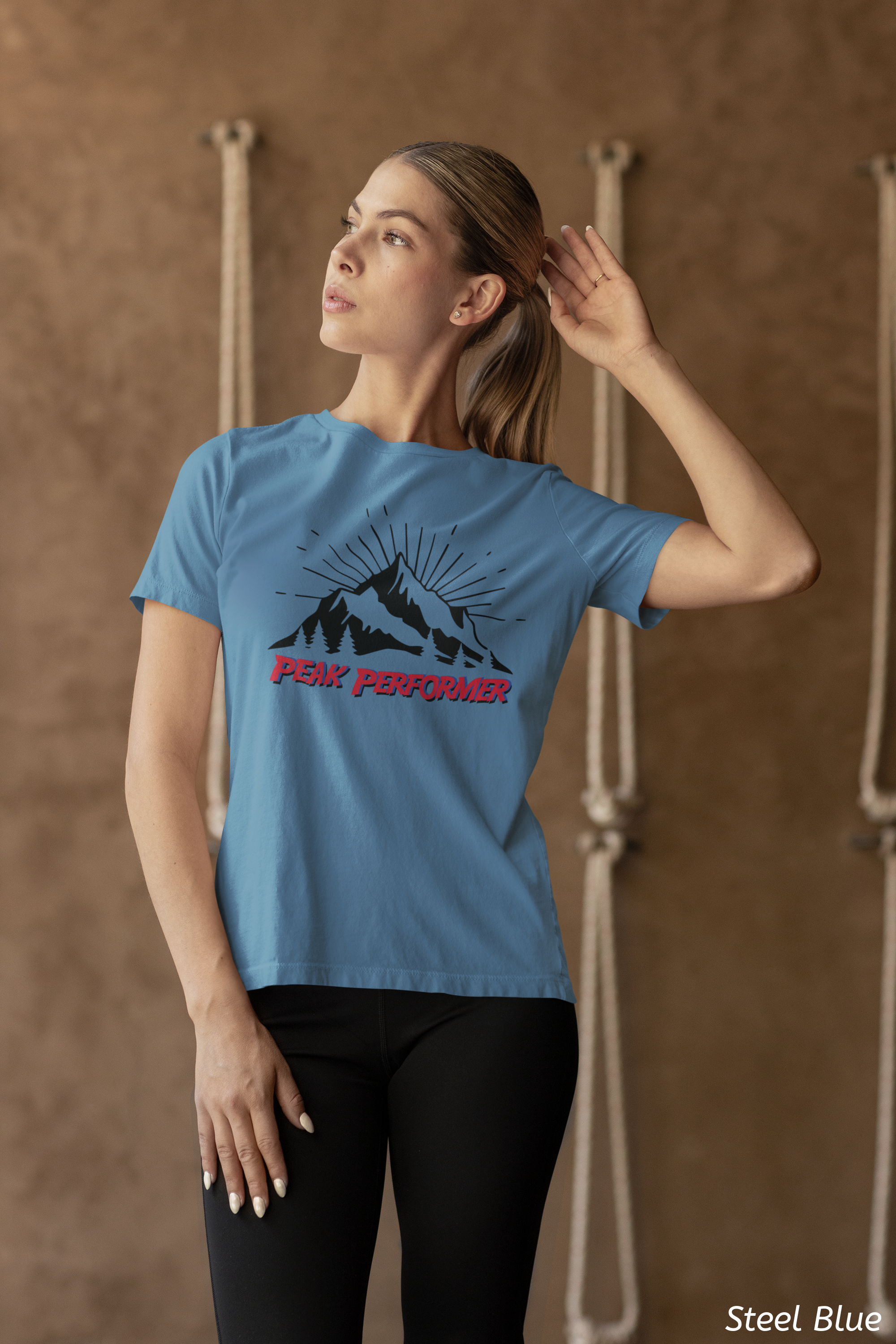 Peak Performer Hiking Tee- Mountain Adventure Shirt, Outdoor Lover Gift
