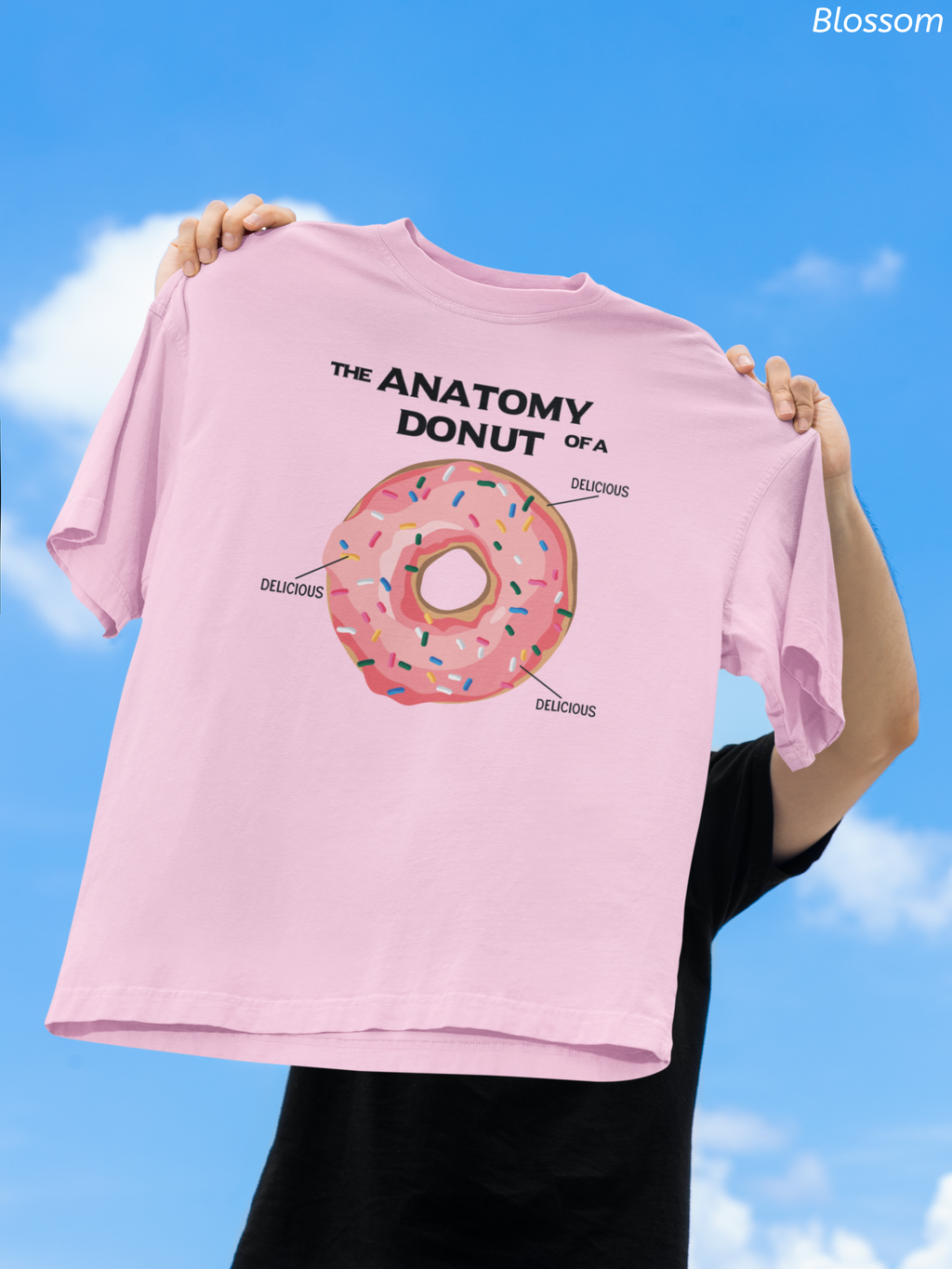 Anatomy of a Donut Tee- Funny Donut Lover Shirt