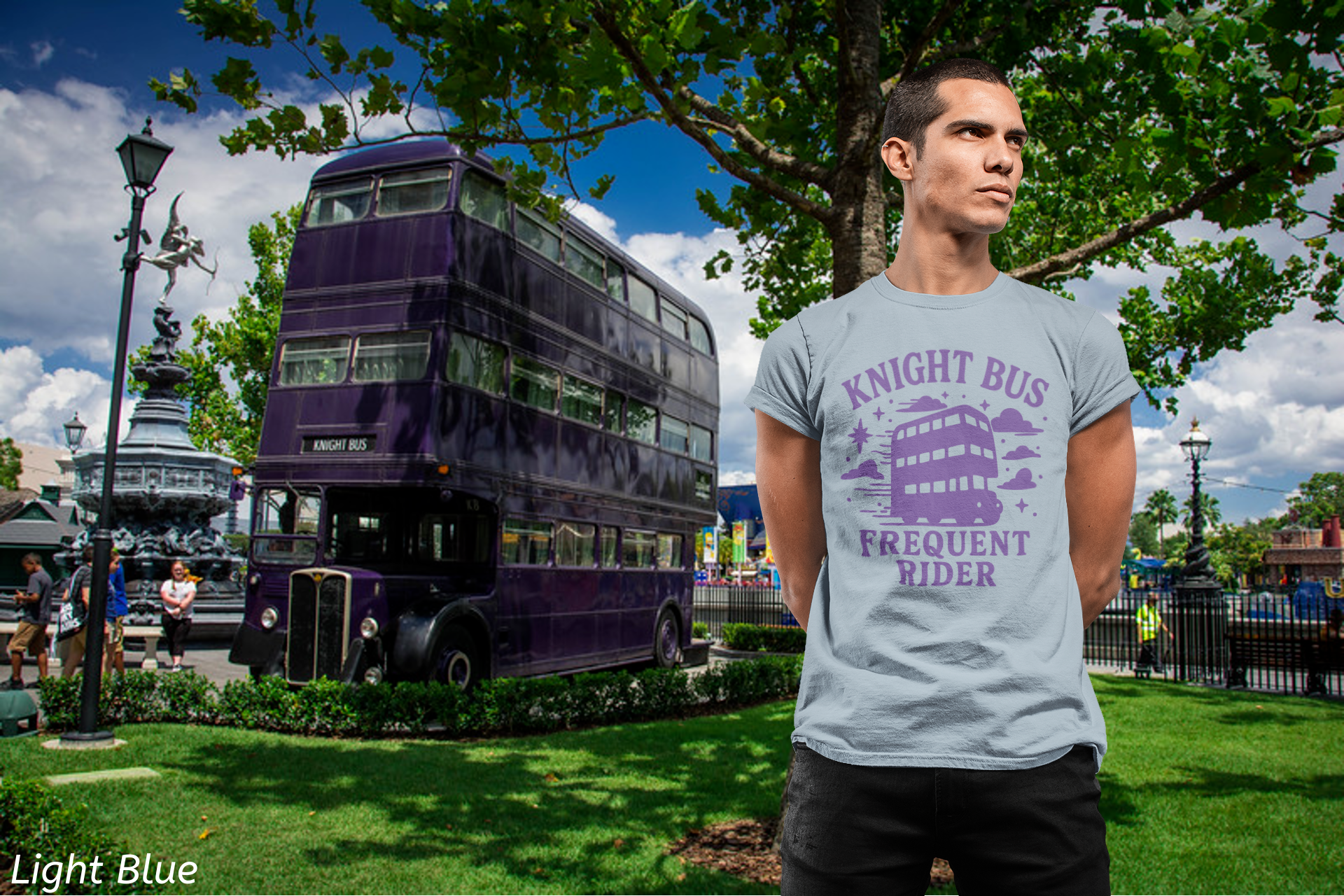 Magic Bus Frequent Rider Tee- Enchanted Travel Shirt, Wizardcore Outfit