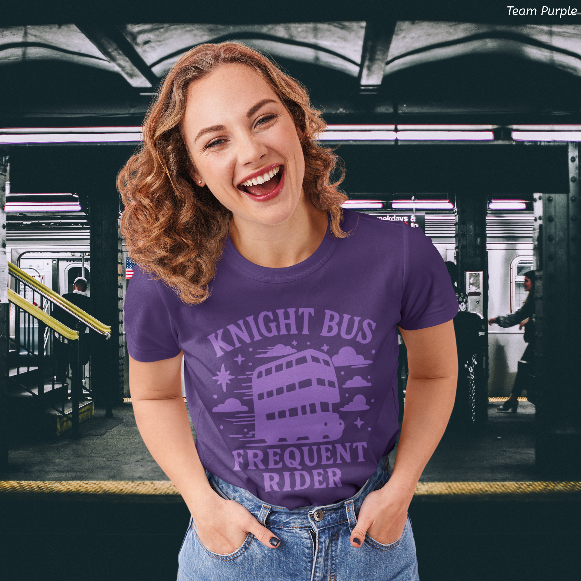 Magic Bus Frequent Rider Tee- Enchanted Travel Shirt, Wizardcore Outfit