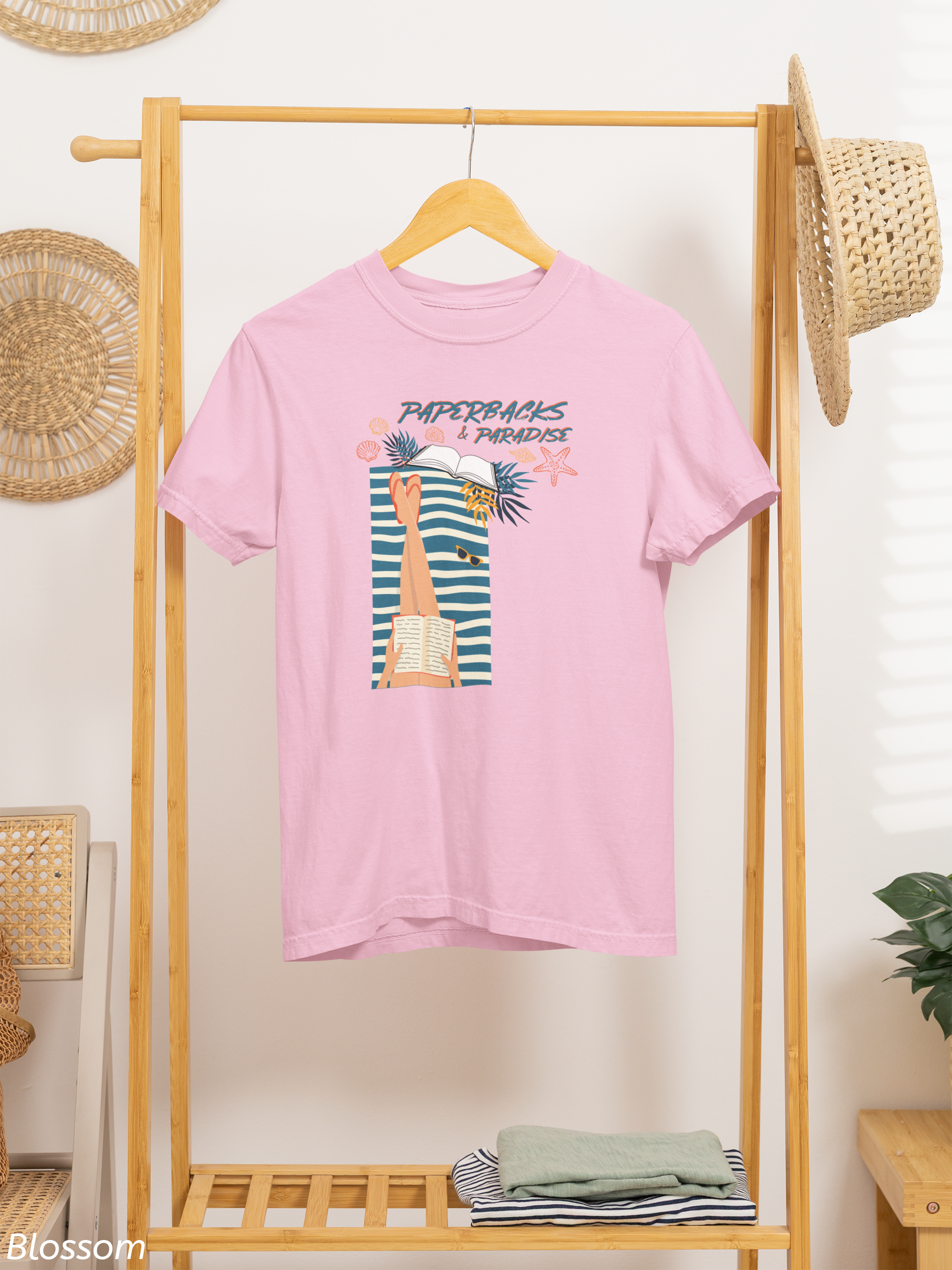 Paperbacks and Paradise Shirt- Beach Reading & Book Lover Vacation Shirt