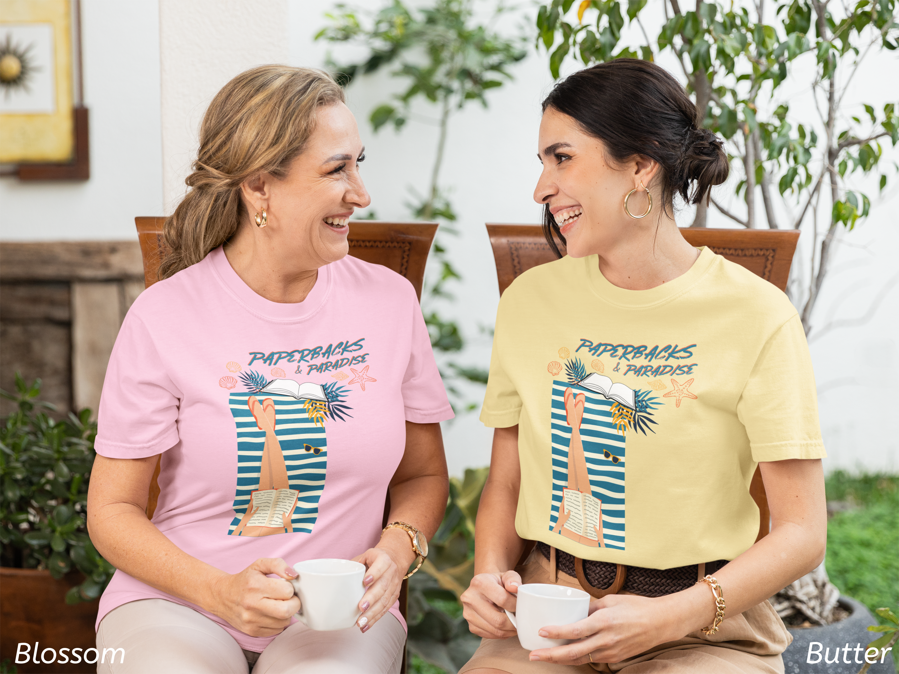 Paperbacks and Paradise Shirt- Beach Reading & Book Lover Vacation Shirt