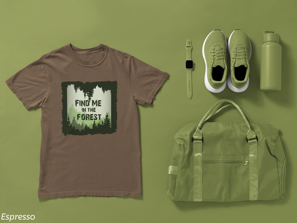 Find Me in the Forest Tee- Hiking Shirt, Outdoorsy Comfort Colors Tee