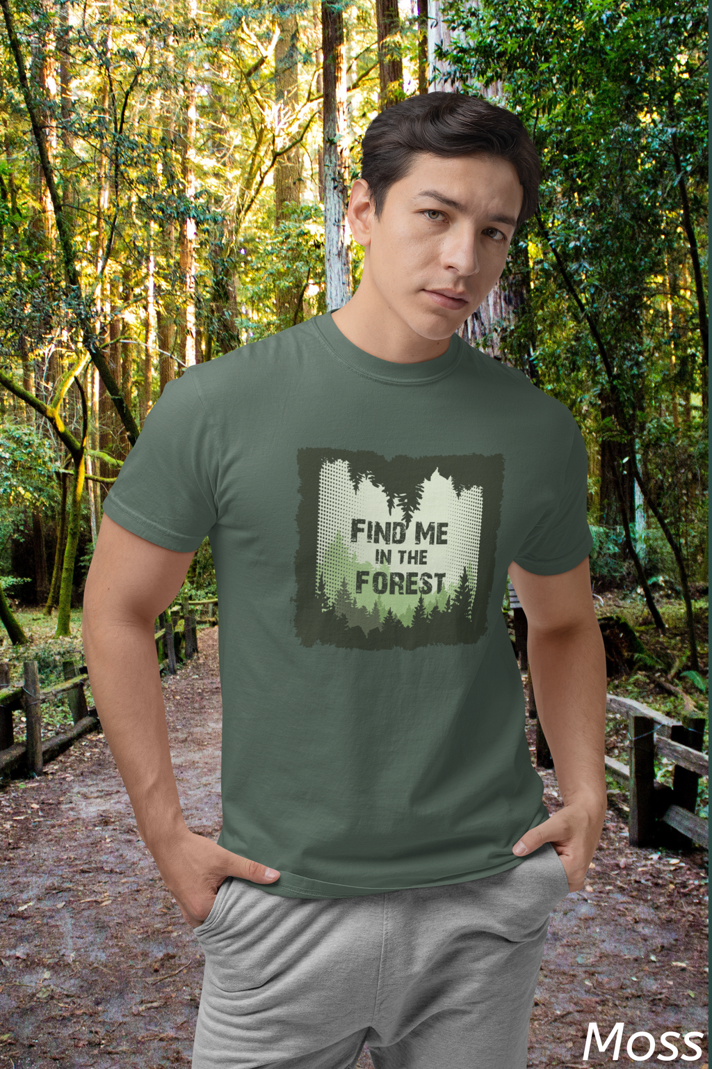Find Me in the Forest Tee- Hiking Shirt, Outdoorsy Comfort Colors Tee