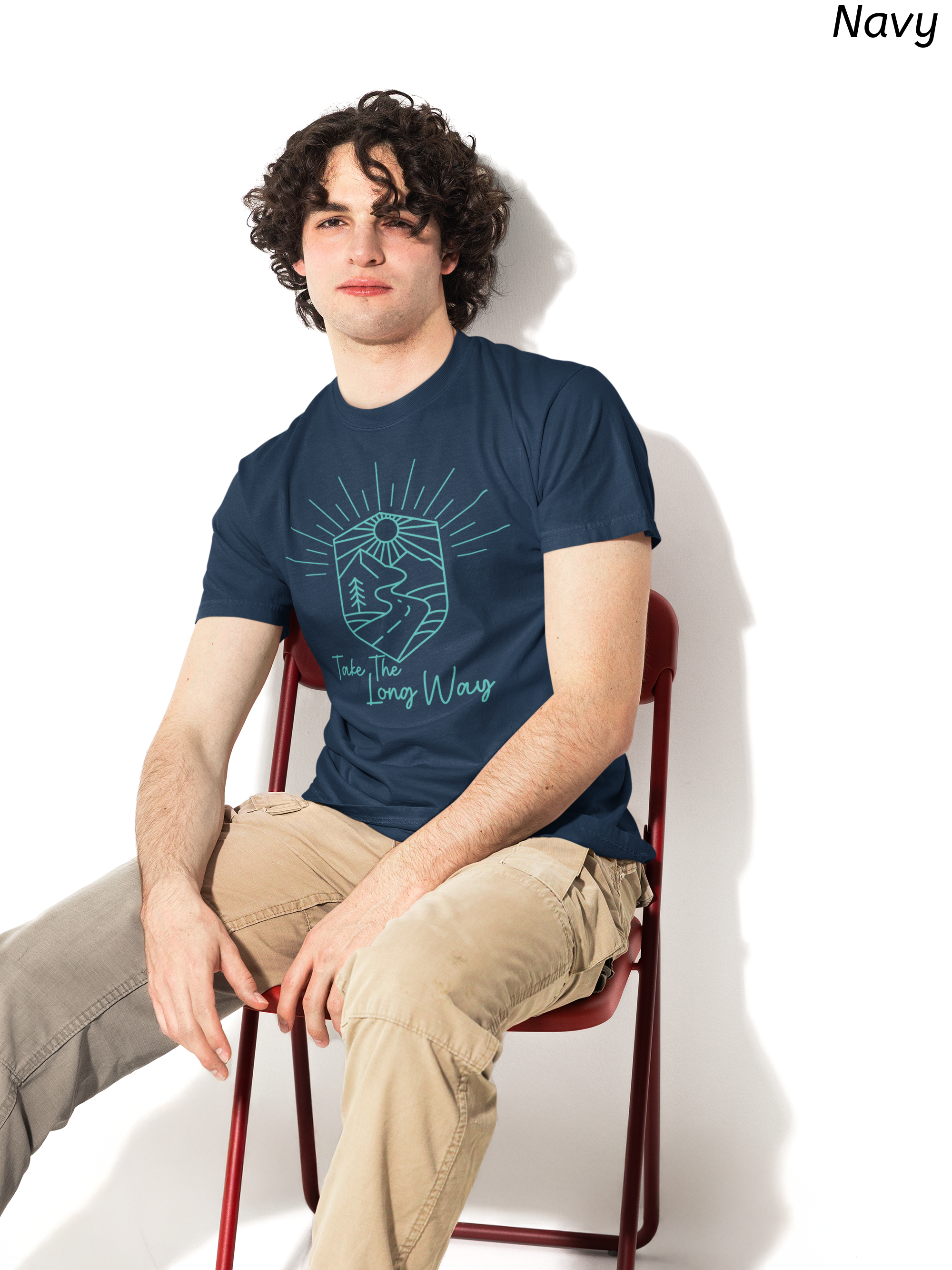Take The Long Way Shirt- Scenic Route Road Trip Tee