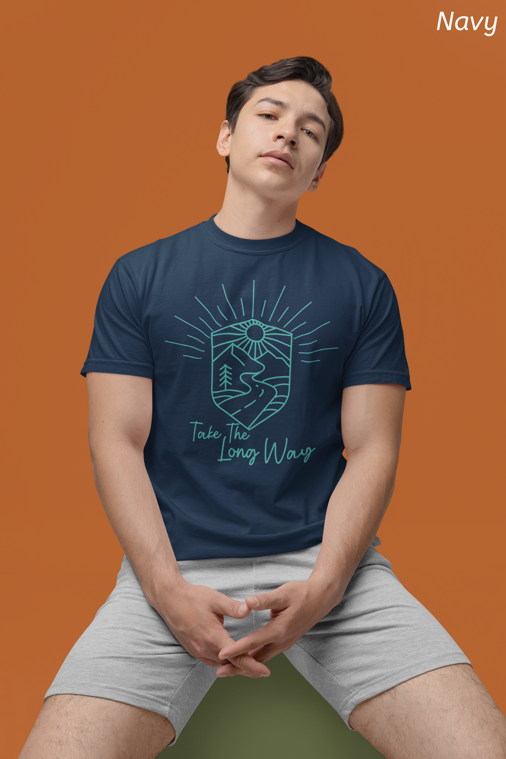 Take The Long Way Shirt- Scenic Route Road Trip Tee