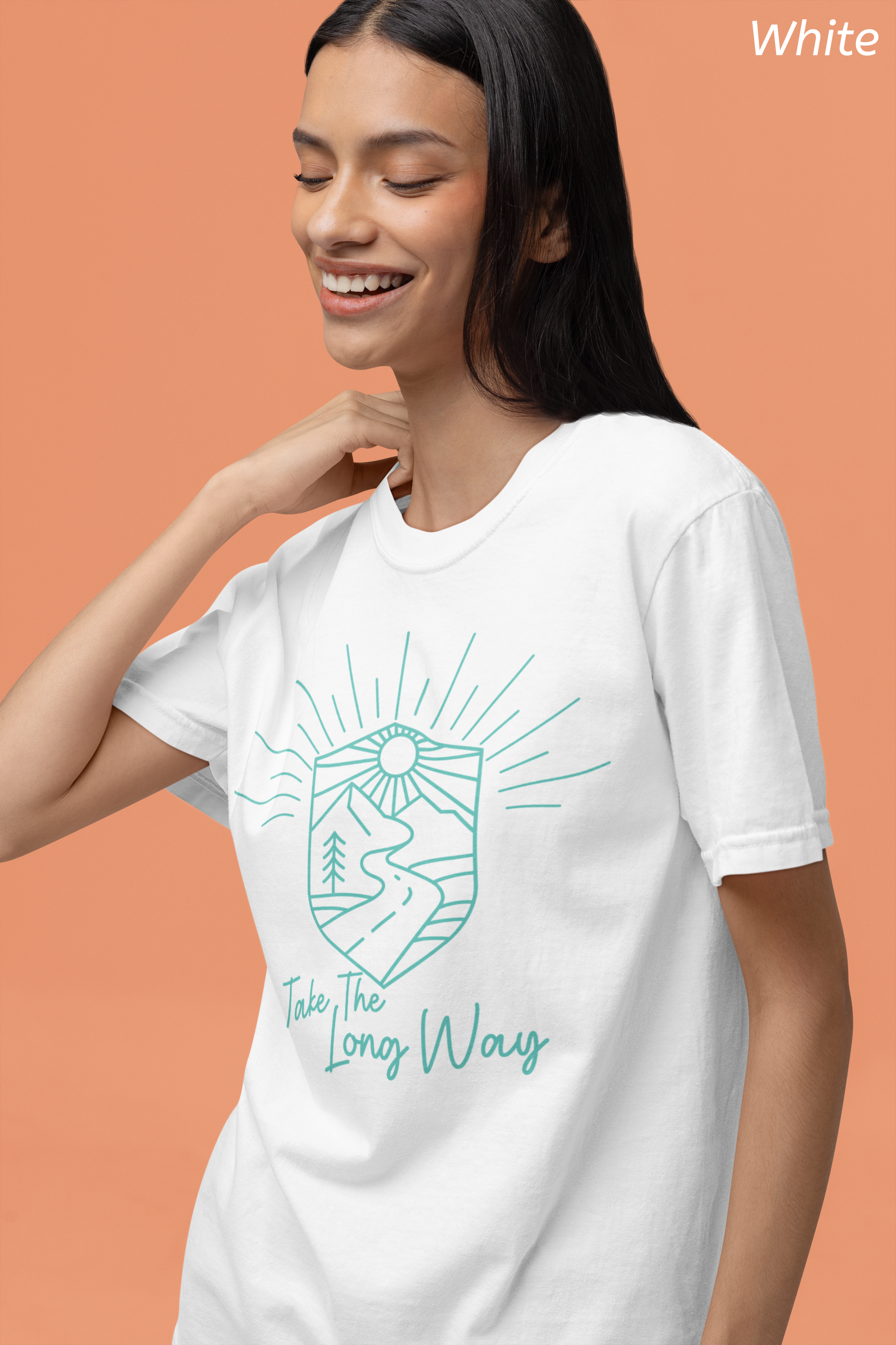 Take The Long Way Shirt- Scenic Route Road Trip Tee