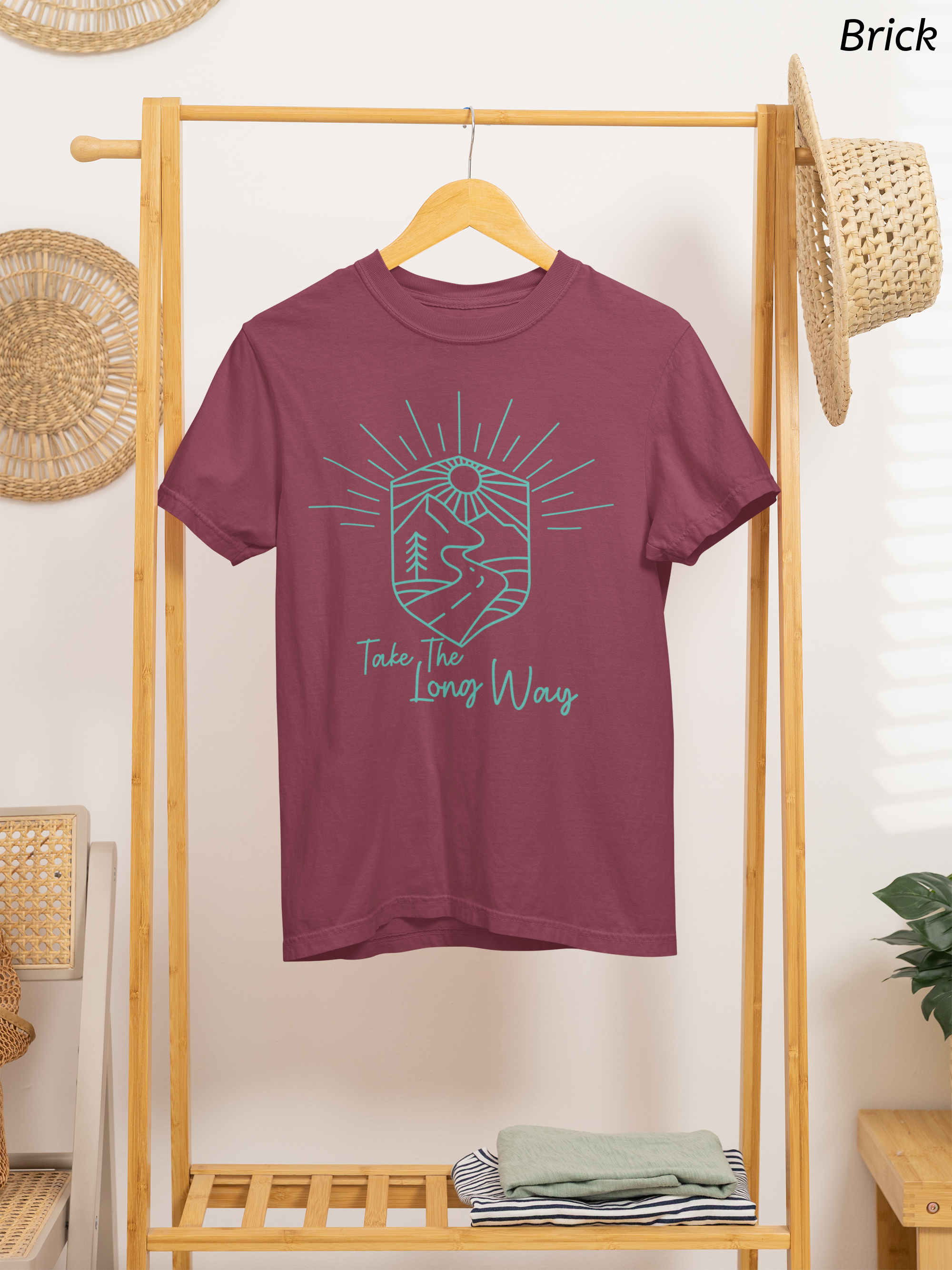 Take The Long Way Shirt- Scenic Route Road Trip Tee