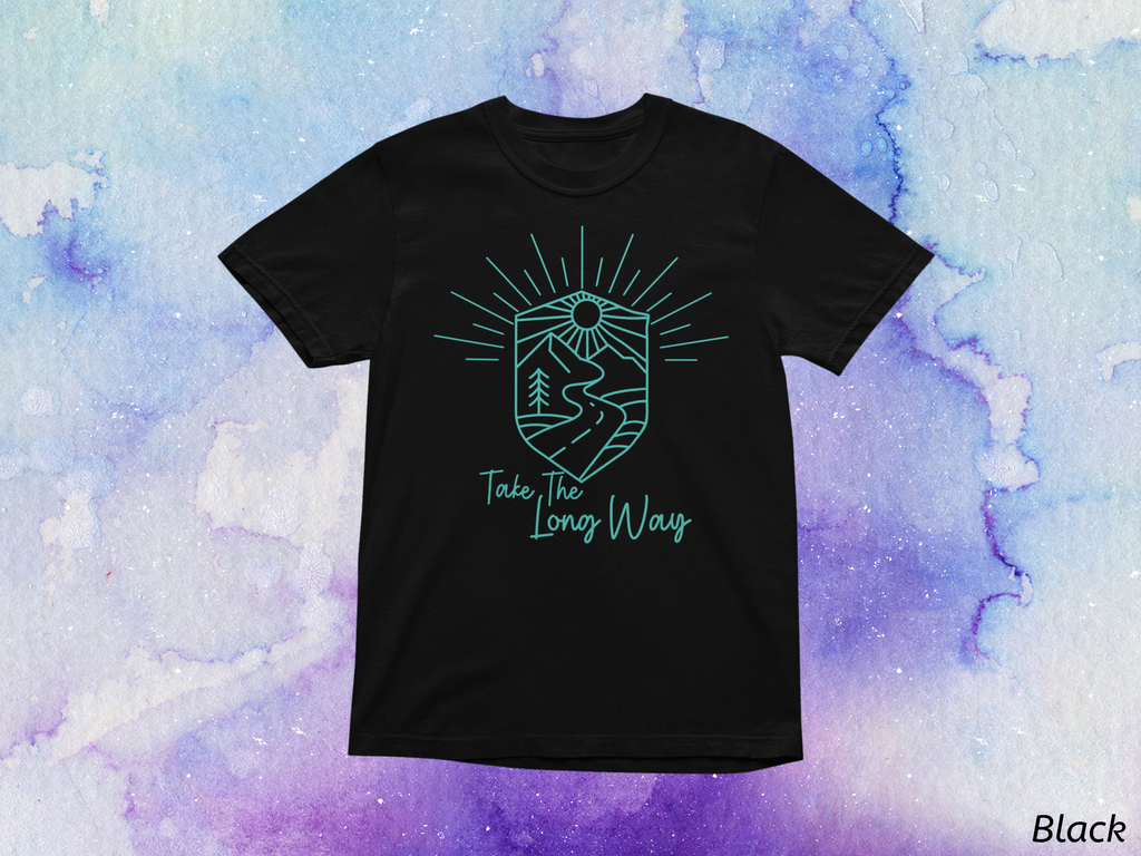 Take The Long Way Shirt- Scenic Route Road Trip Tee