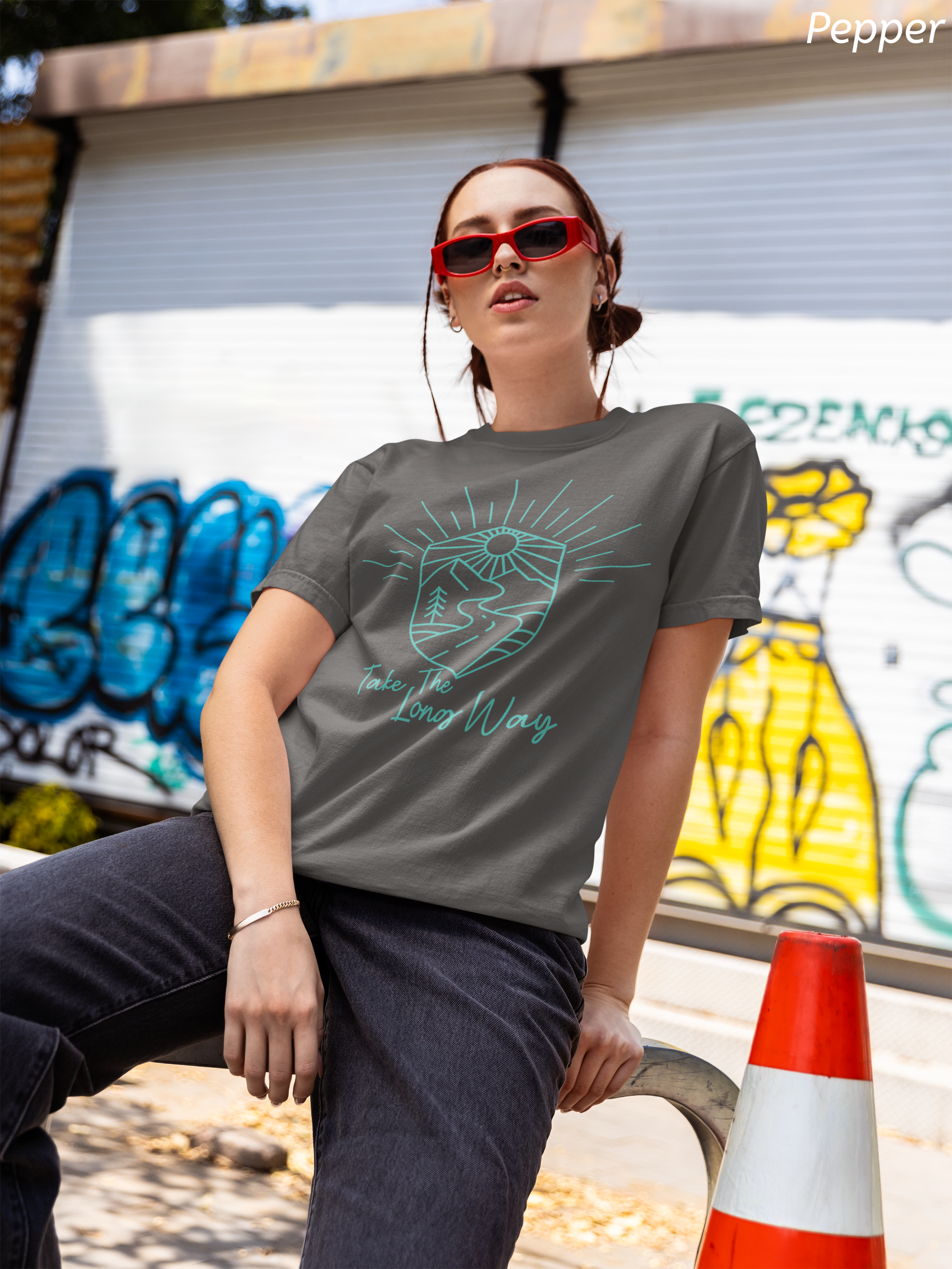 Take The Long Way Shirt- Scenic Route Road Trip Tee