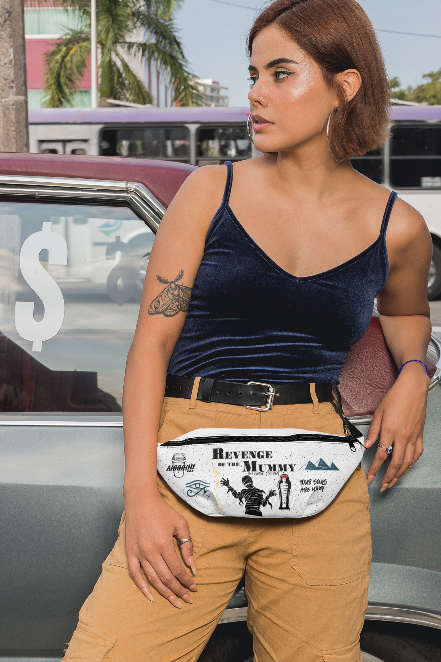 Revenge of the Mummy Inspired Fanny Pack- Theme Park Ride Bag, Locker Friendly Waist Pack