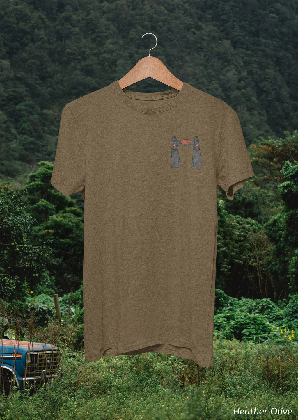 Jurassic Park Gates Shirt- Dinosaur Theme Park Tee, Double Sided T-Rex Jungle Graphic