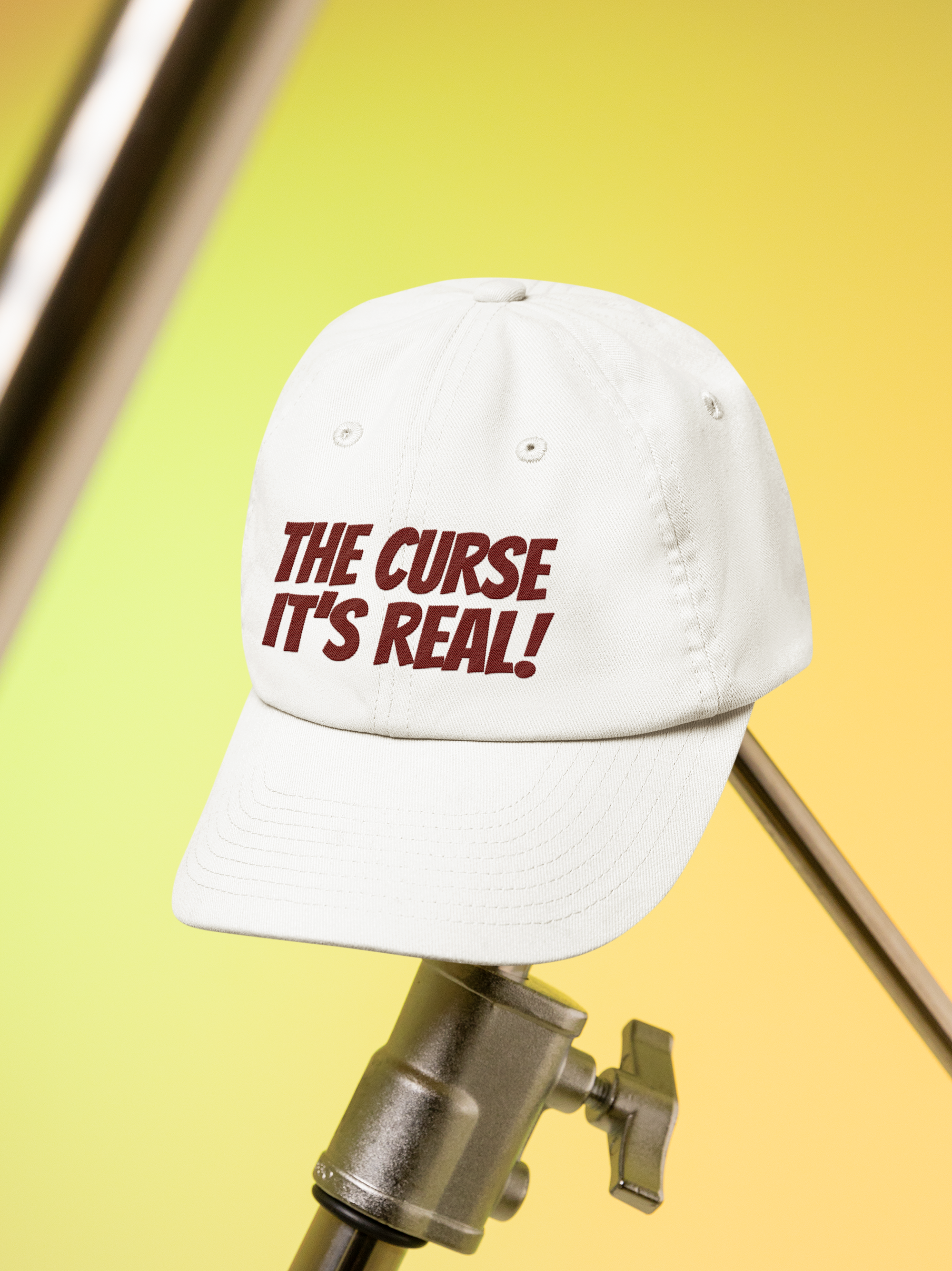 The Curse It's Real Hat- Embroidered Mummy Ride Inspired Dad Cap