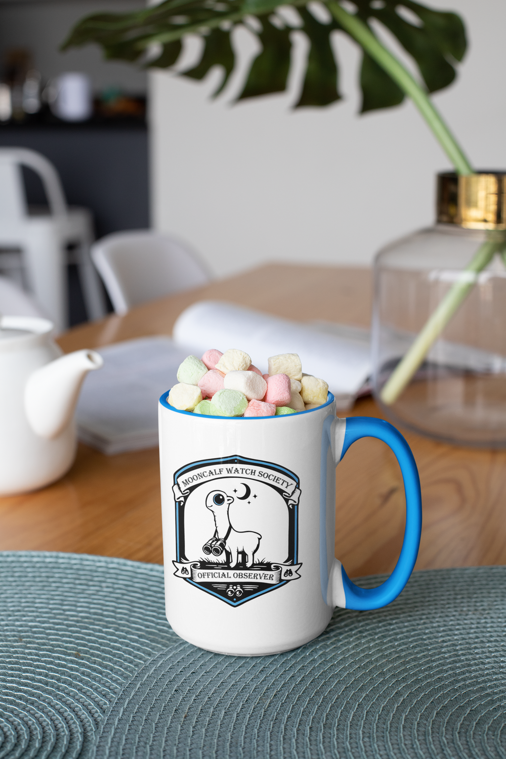 Mooncalf Watch Society Mug- Magical Creature Observer 15oz Coffee Mug