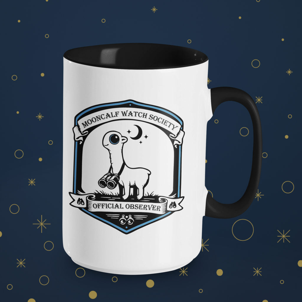Mooncalf Watch Society Mug- Magical Creature Observer 15oz Coffee Mug