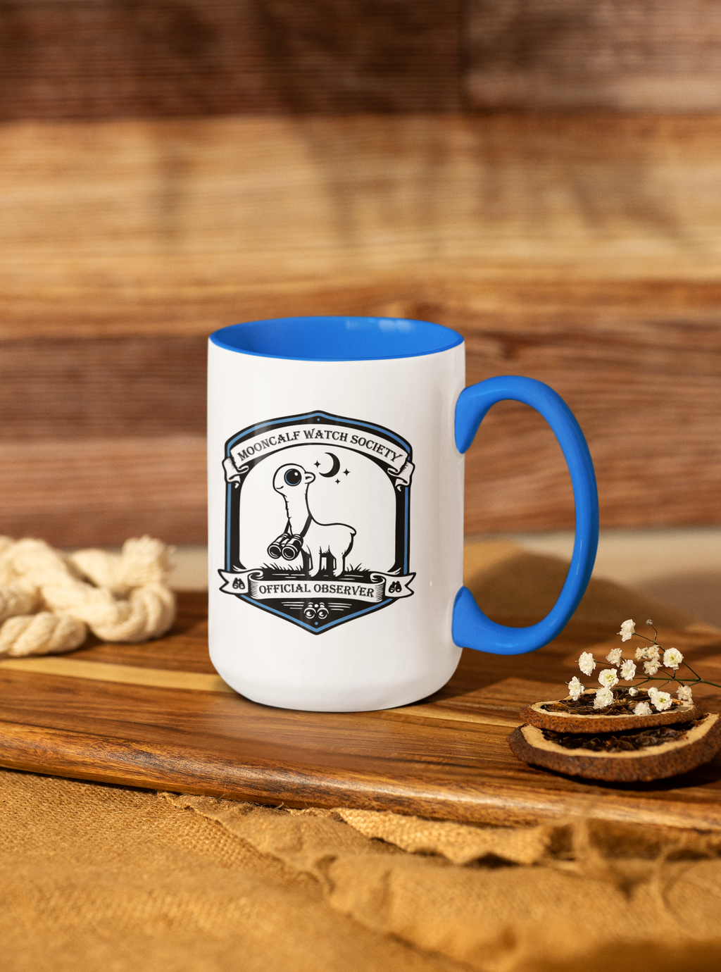 Mooncalf Watch Society Mug- Magical Creature Observer 15oz Coffee Mug