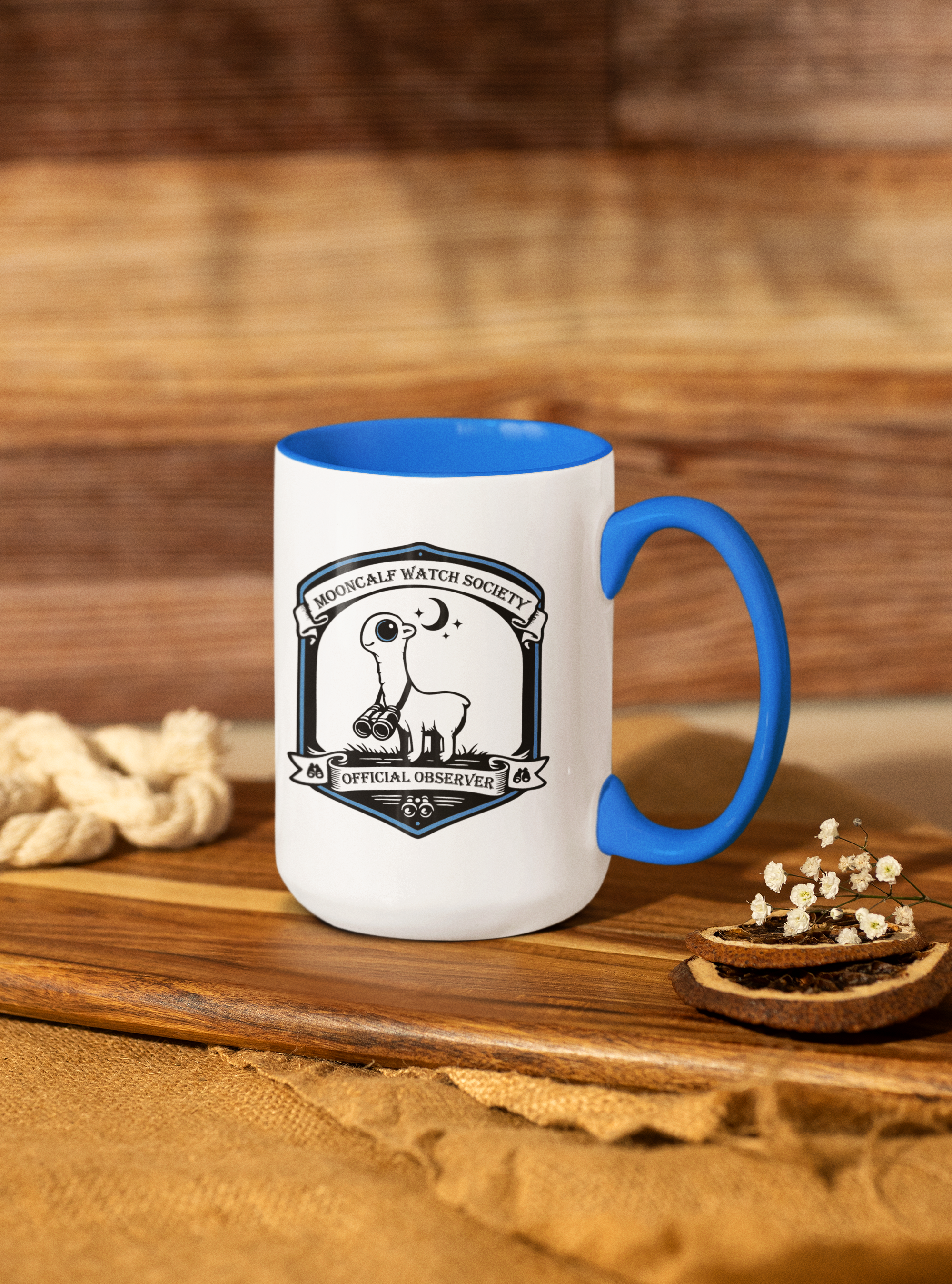 Mooncalf Watch Society Mug- Magical Creature Observer 15oz Coffee Mug