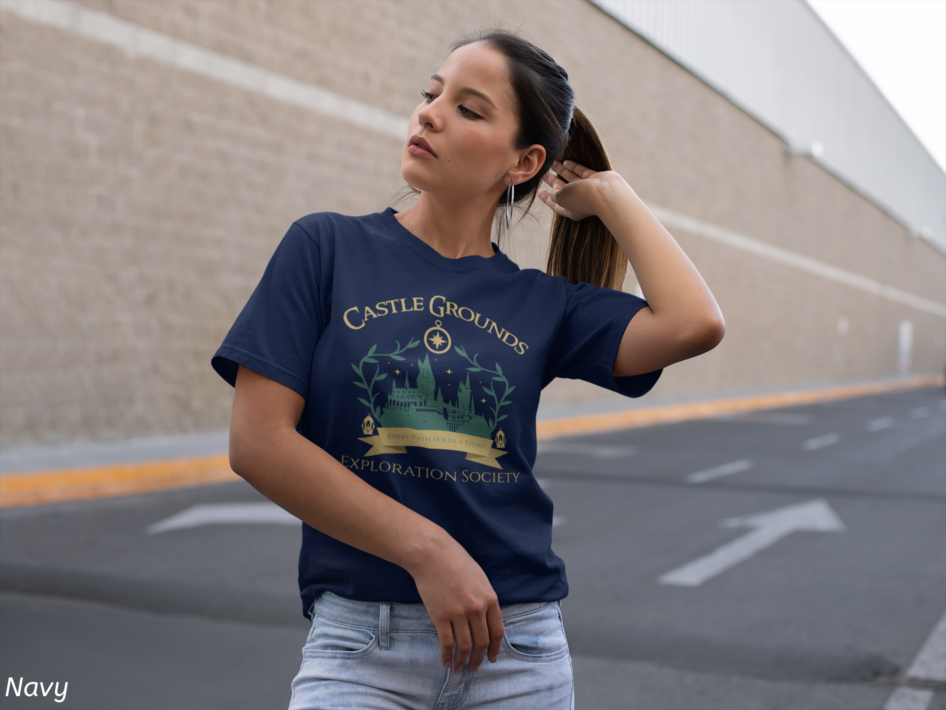 Castle Grounds Exploration Society Shirt- Wizarding Castle Tee, Fantasy Adventure Shirt