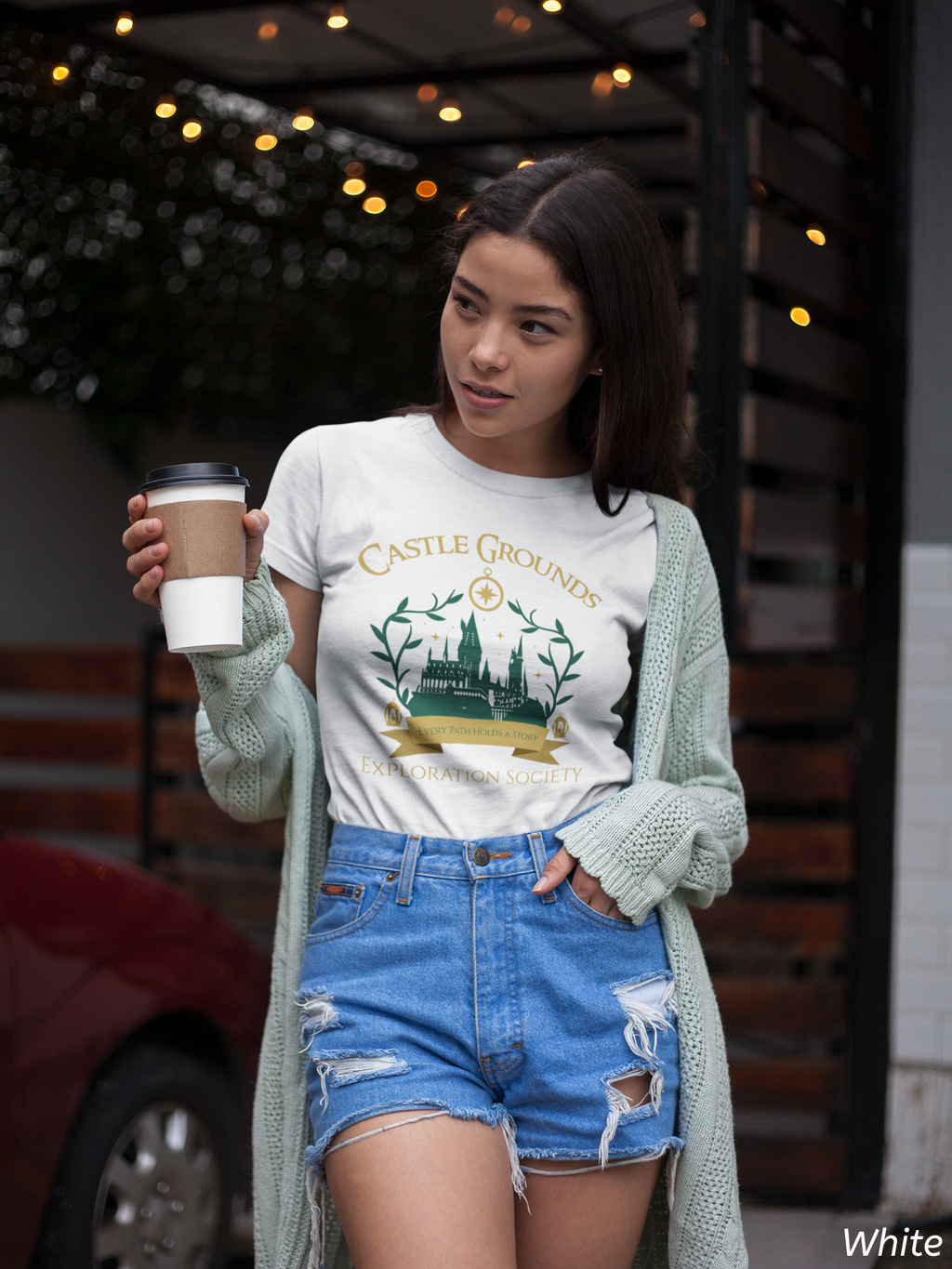 Castle Grounds Exploration Society Shirt- Wizarding Castle Tee, Fantasy Adventure Shirt