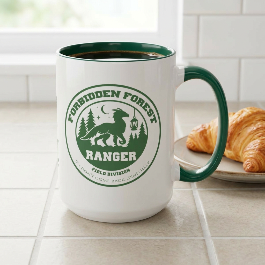 Forbidden Forest Ranger 15oz Mug- Magical Creature Field Notes Coffee Mug