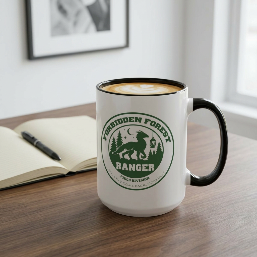 Forbidden Forest Ranger 15oz Mug- Magical Creature Field Notes Coffee Mug
