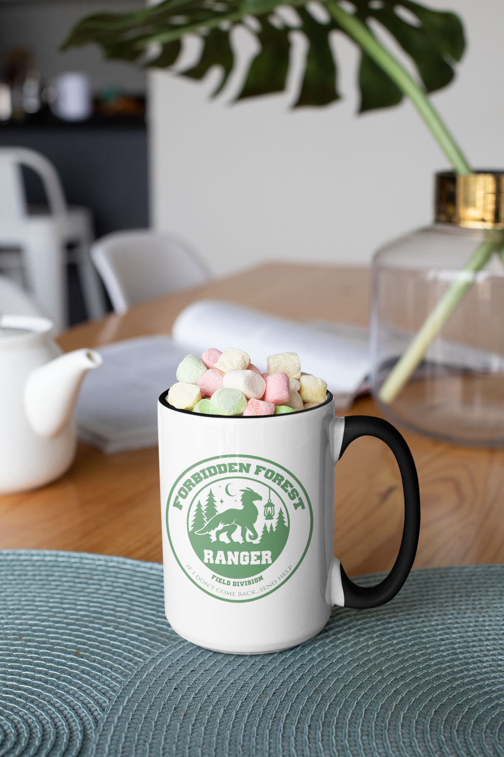 Forbidden Forest Ranger 15oz Mug- Magical Creature Field Notes Coffee Mug