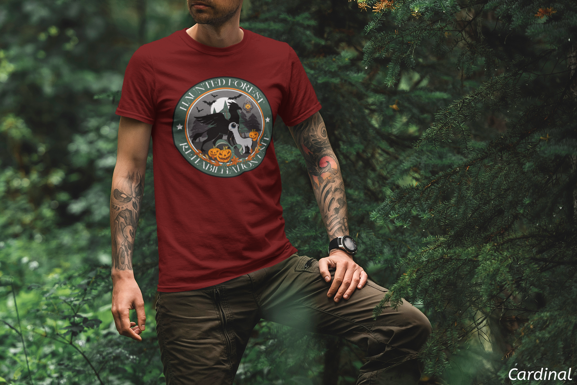 Haunted Forest Rehabilitation Unit Shirt- Magical Creatures Halloween Tee