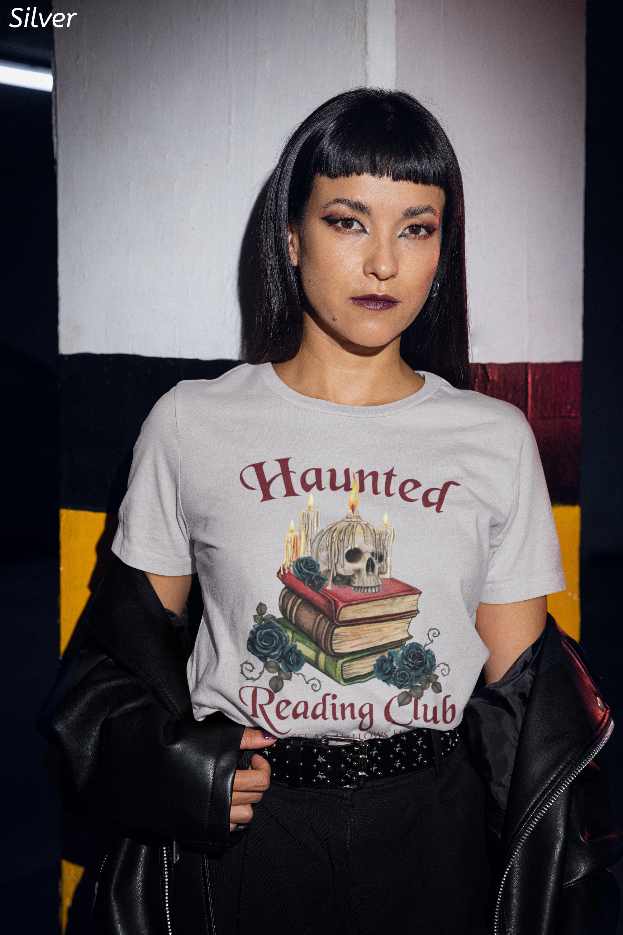 Haunted Reading Club Shirt- Gothic Book Lover Tee