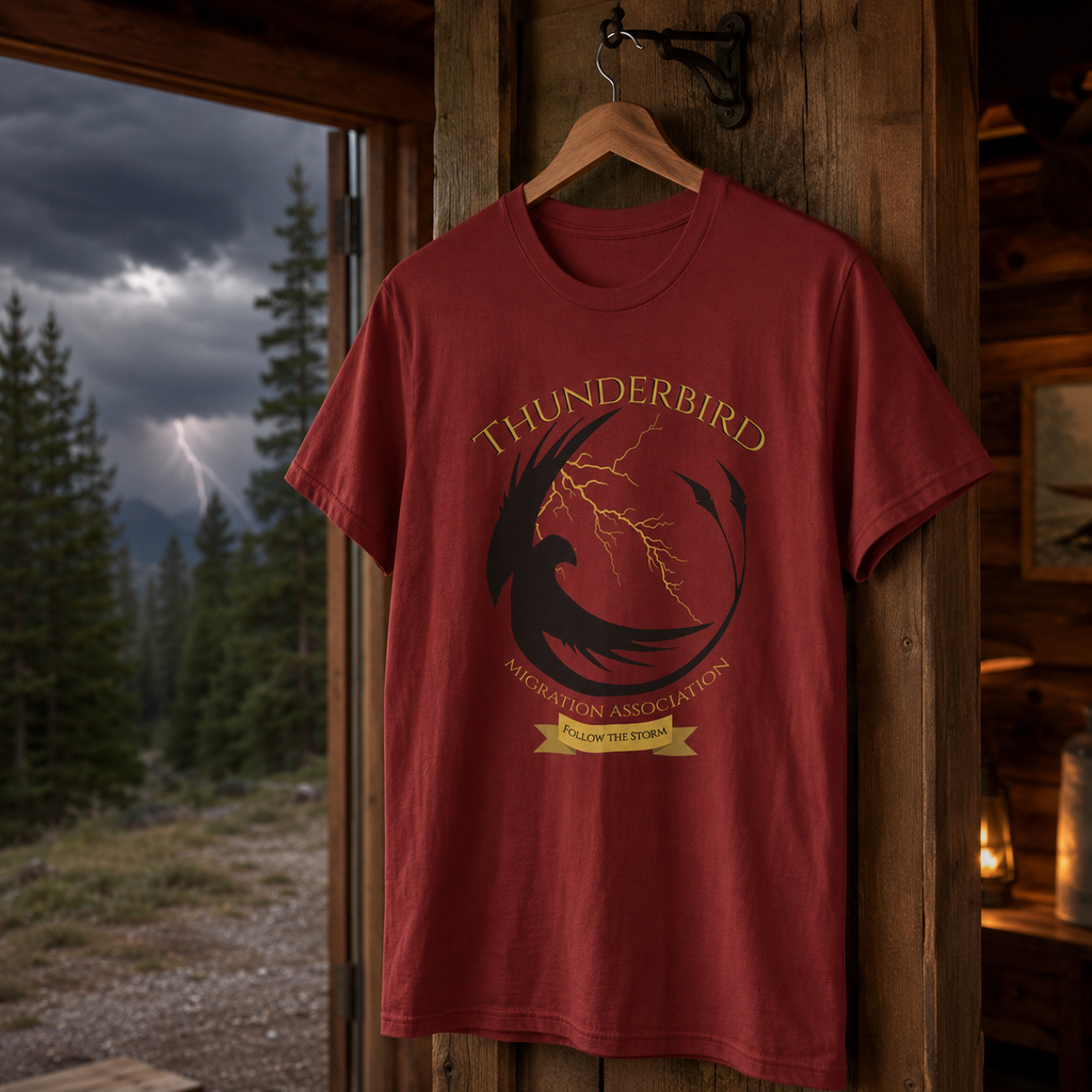 Thunderbird Migration Association Shirt- Magical Creature Tee