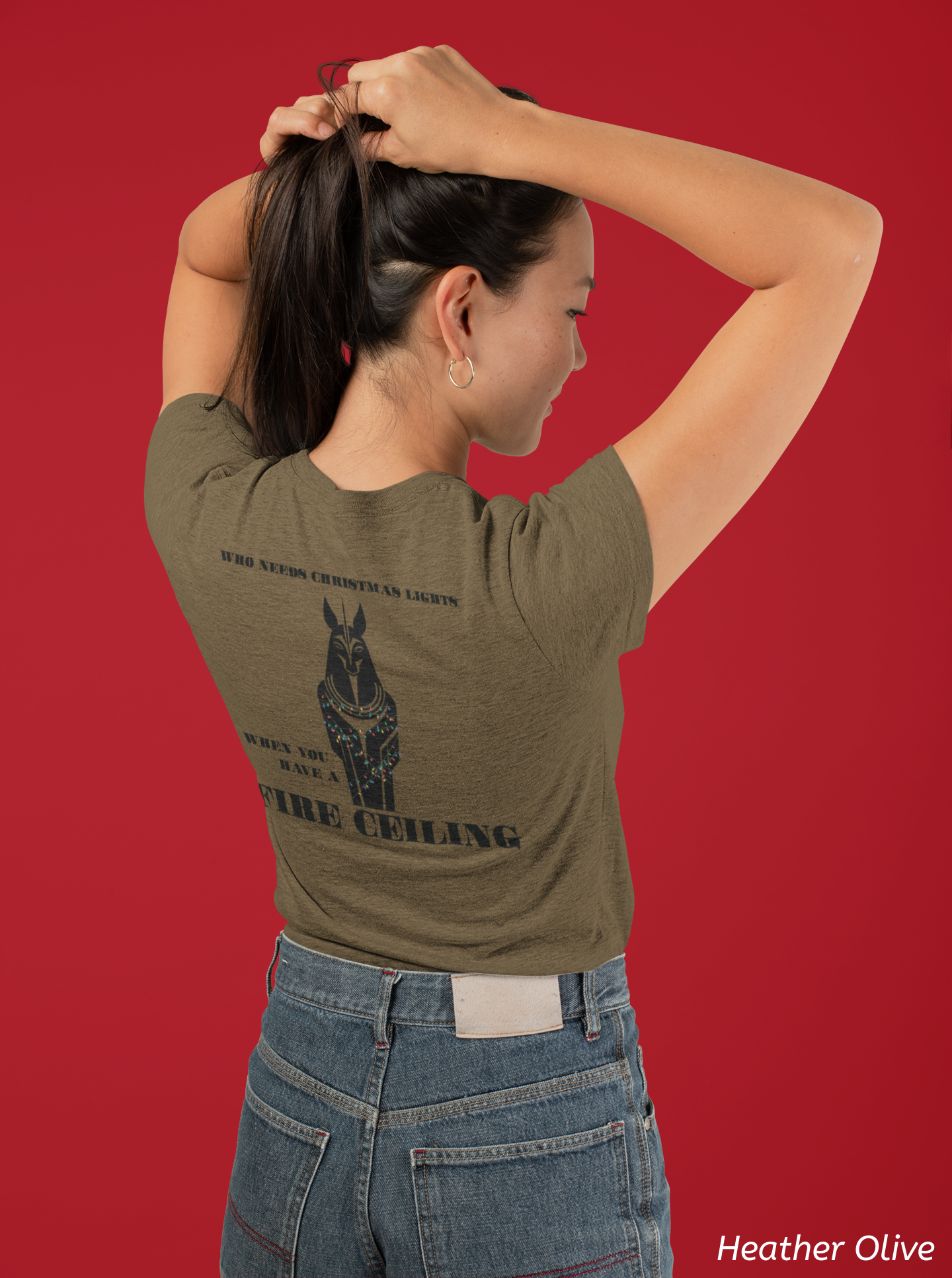 Revenge of the Mummy Christmas Shirt- Double Sided Universal Ride Holiday Tee