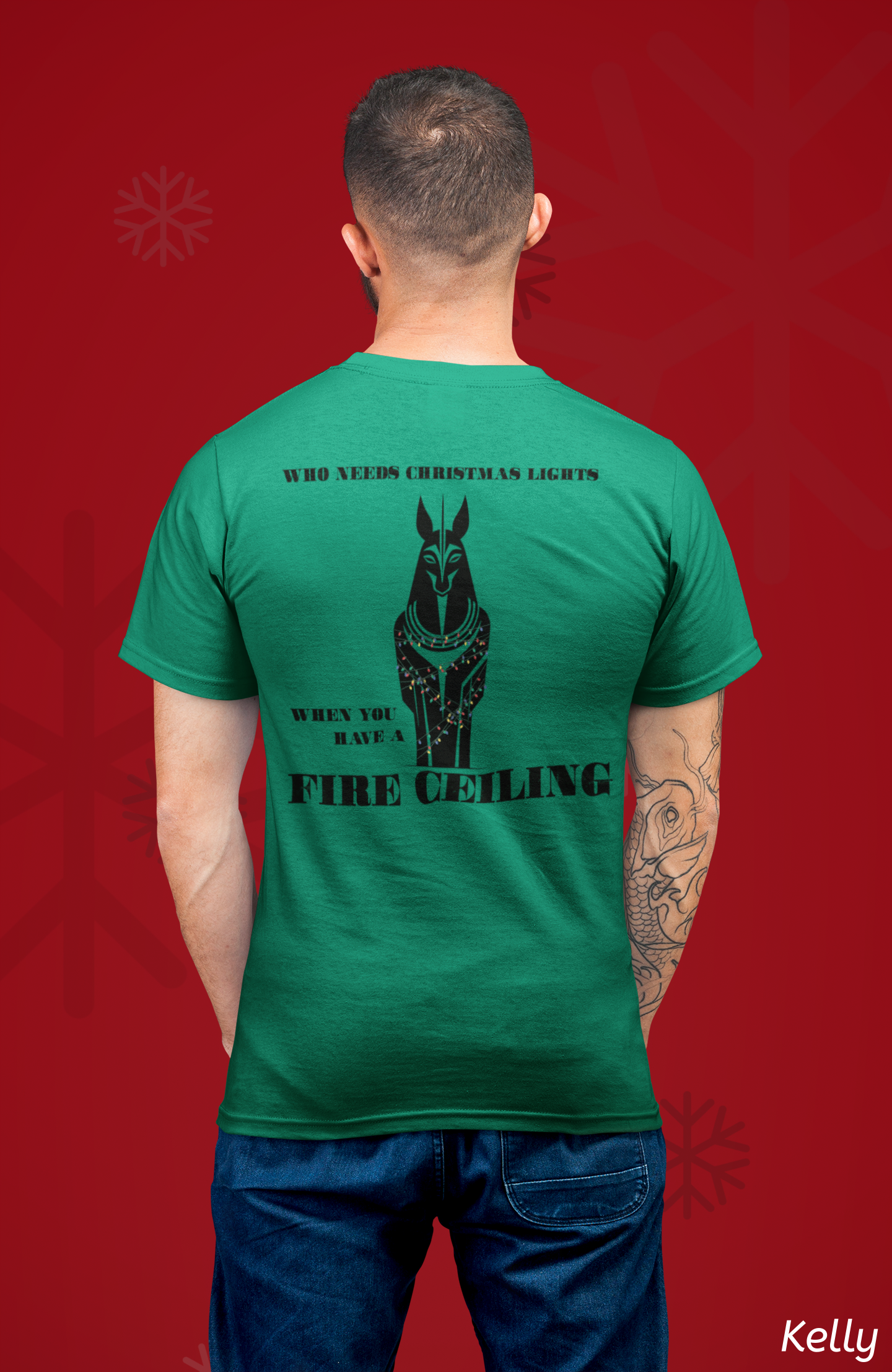 Revenge of the Mummy Christmas Shirt- Double Sided Universal Ride Holiday Tee