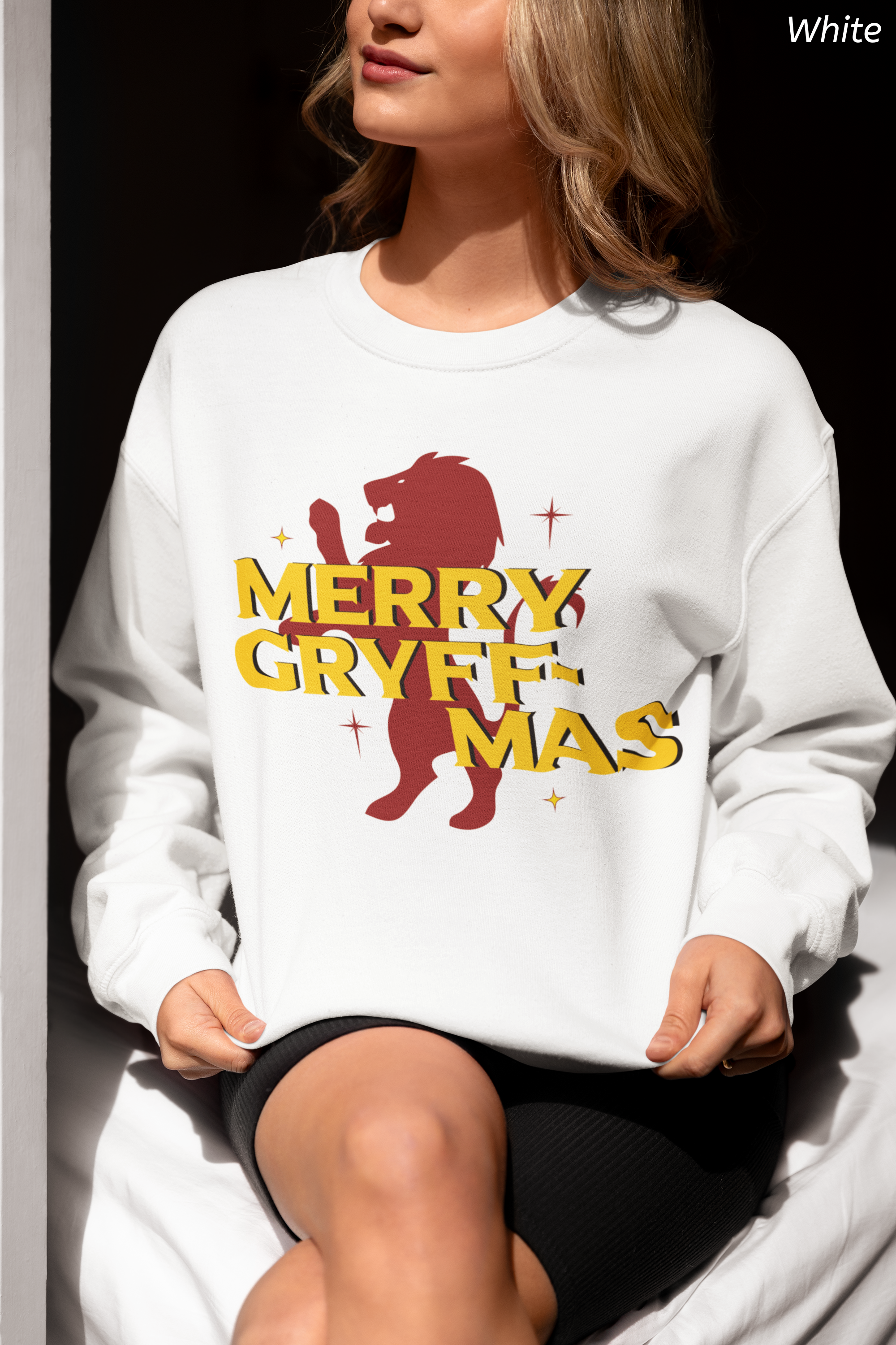 Merry Gryff-mas Crewneck Sweatshirt- Wizard Christmas Sweatshirt