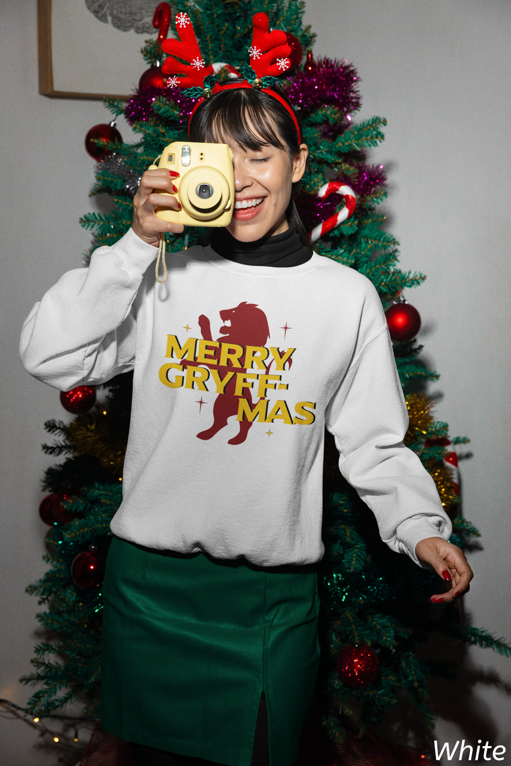 Merry Gryff-mas Crewneck Sweatshirt- Wizard Christmas Sweatshirt