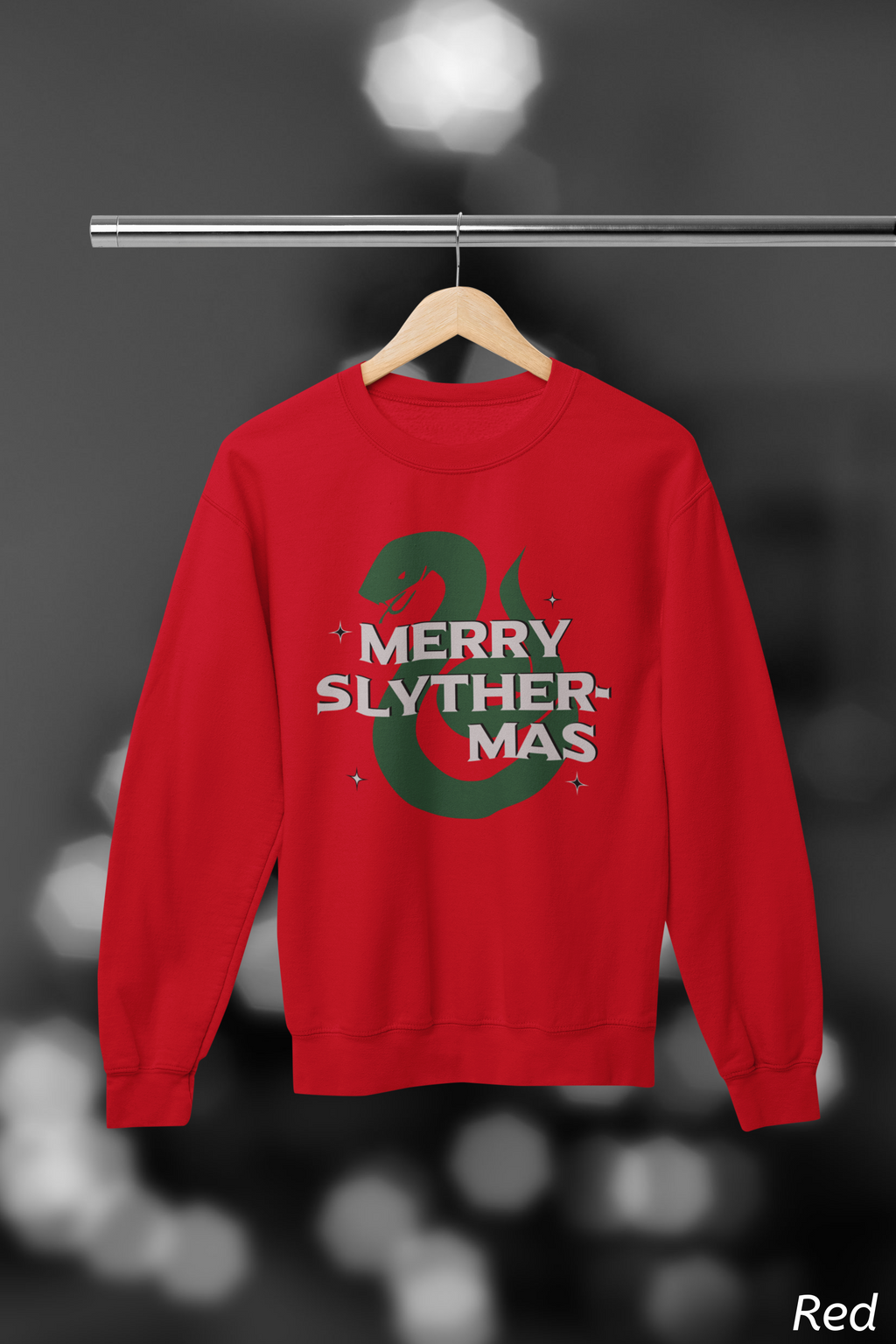 Merry Slyther-mas Crewneck Sweatshirt- Wizard Christmas Sweatshirt