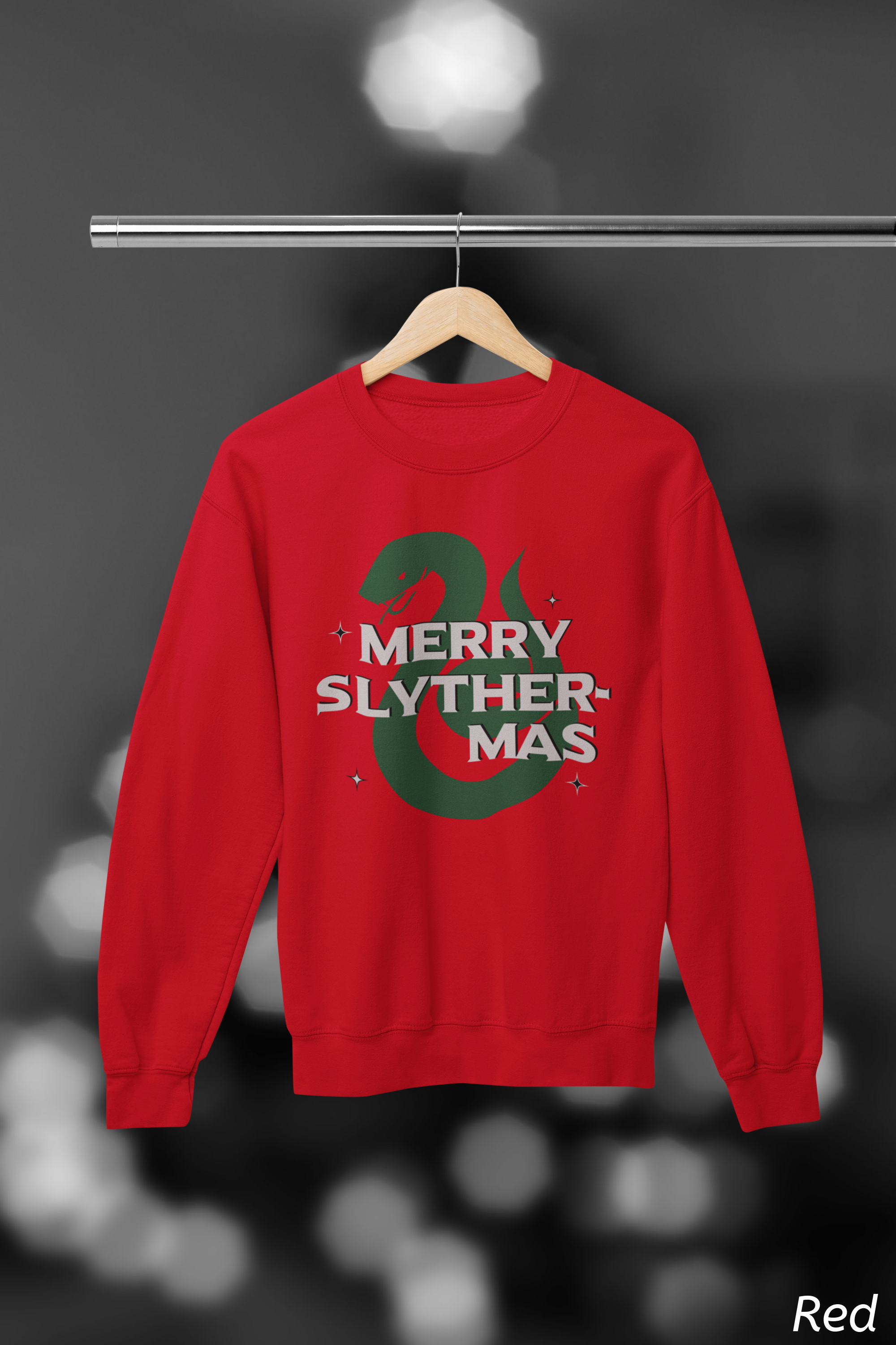 Merry Slyther-mas Crewneck Sweatshirt- Wizard Christmas Sweatshirt