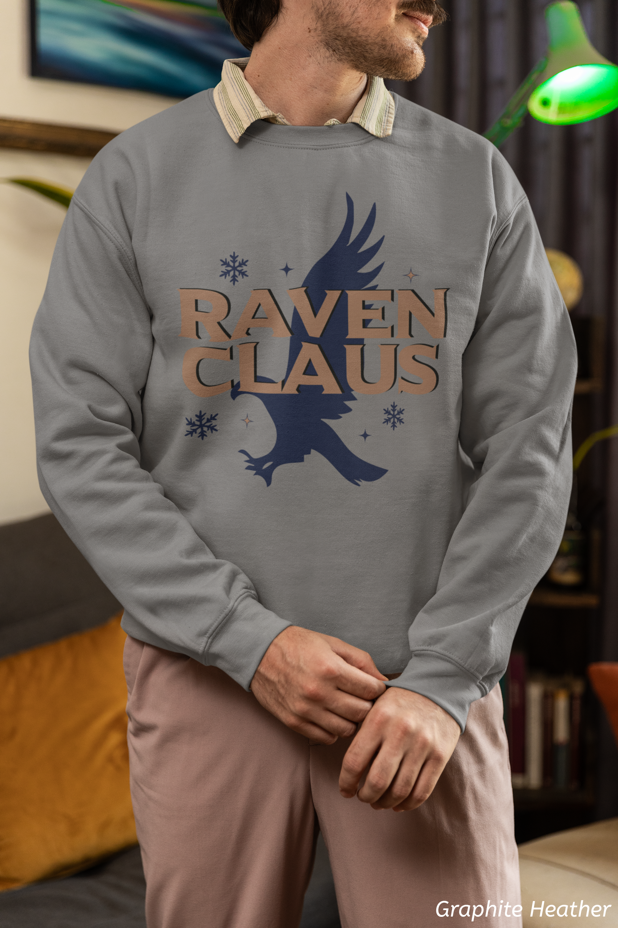 Ravenclaus Crewneck Sweatshirt- Wizard Christmas Sweatshirt