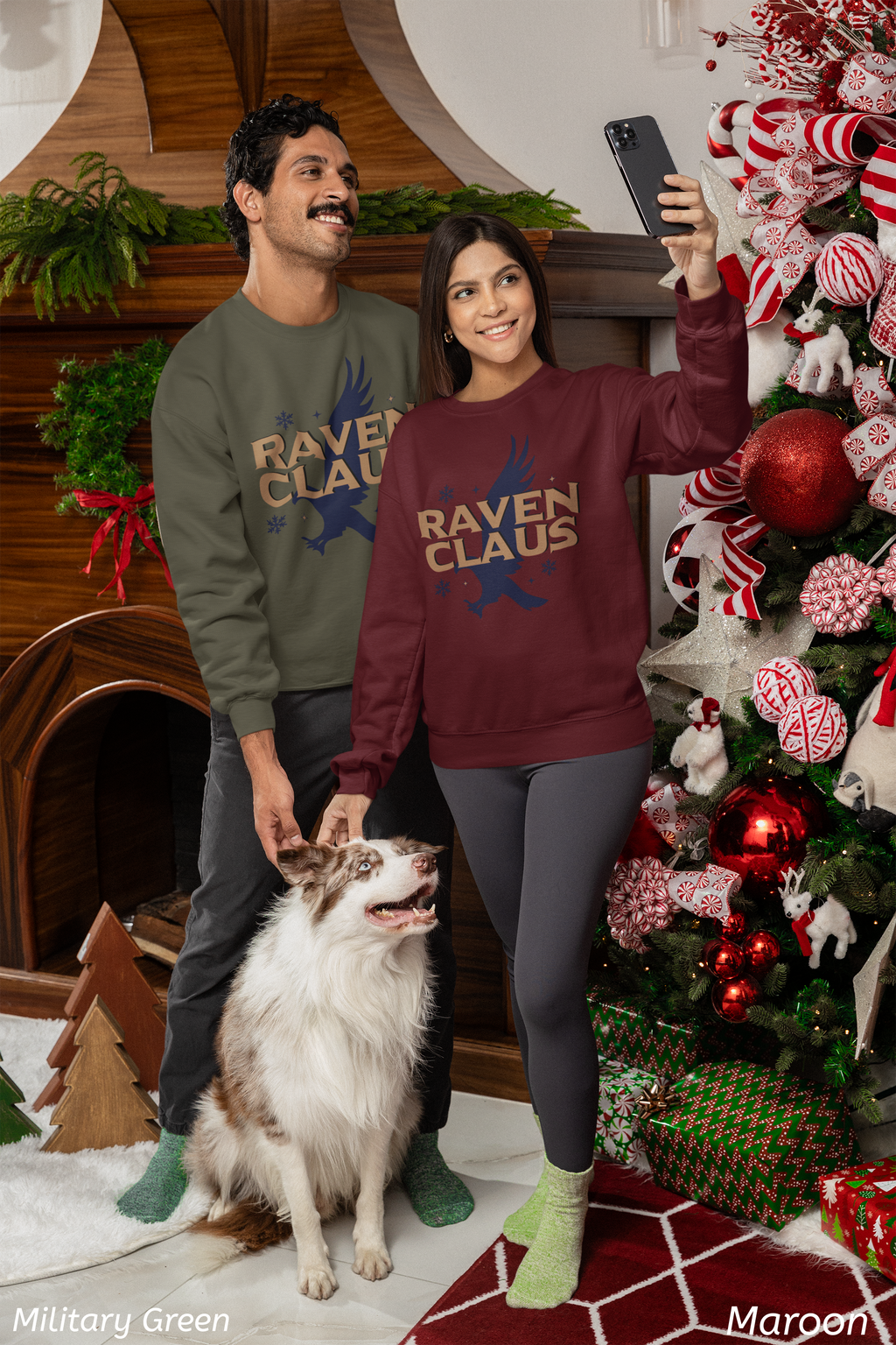 Ravenclaus Crewneck Sweatshirt- Wizard Christmas Sweatshirt